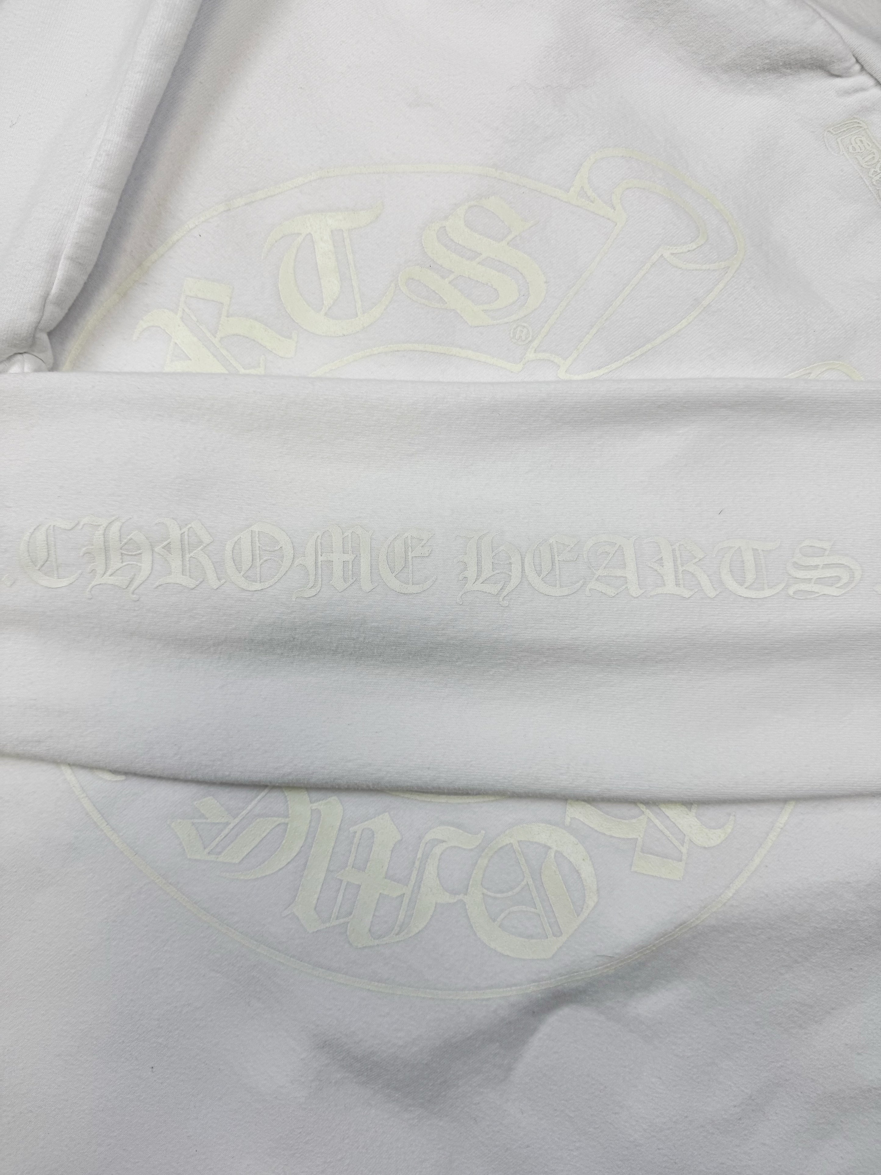 Chrome Hearts Glow in the Dark Dagger Zip Horseshoe Hoodie