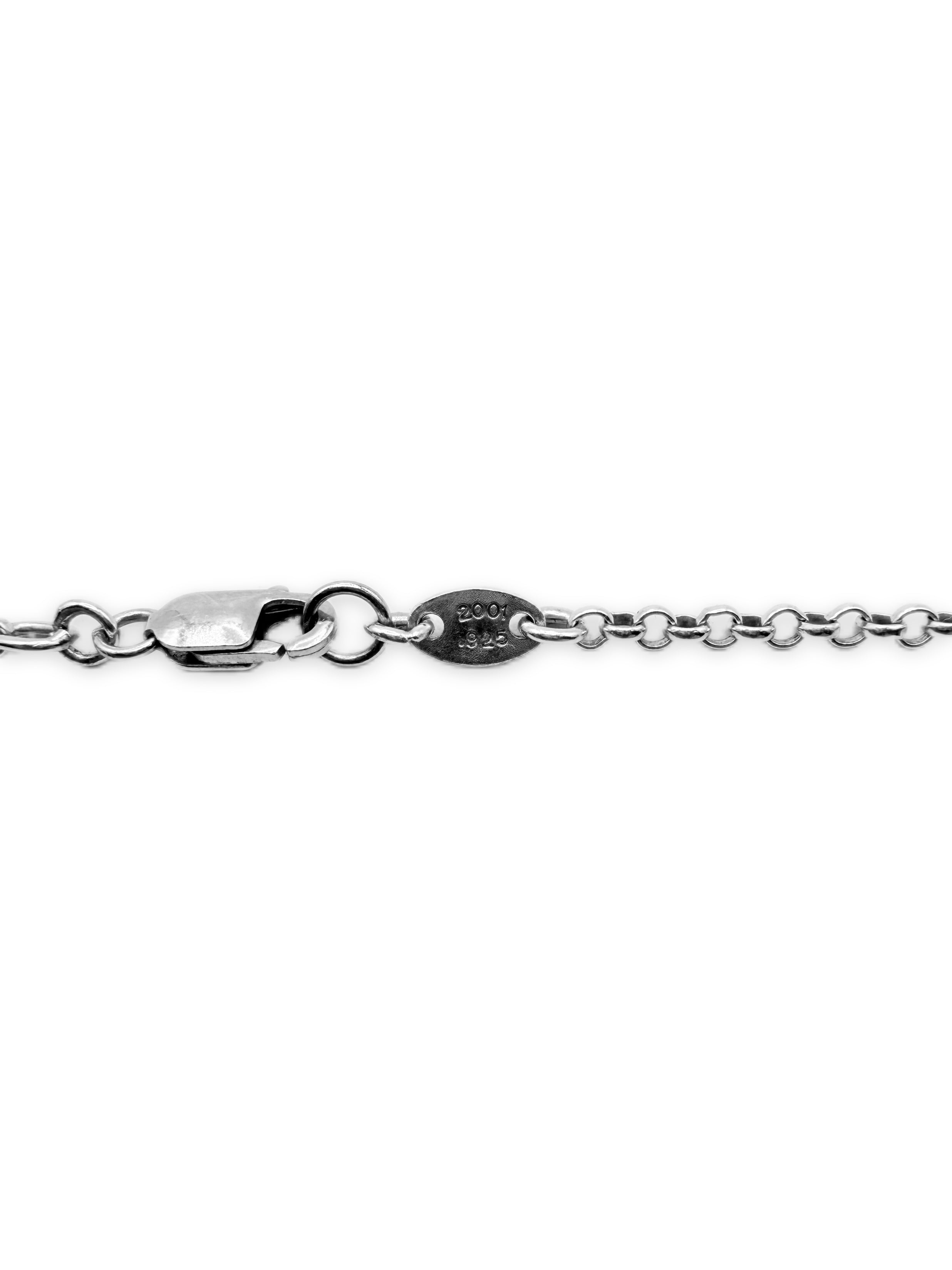 Chrome Hearts 24 in .925 Silver Roll Chain Necklace