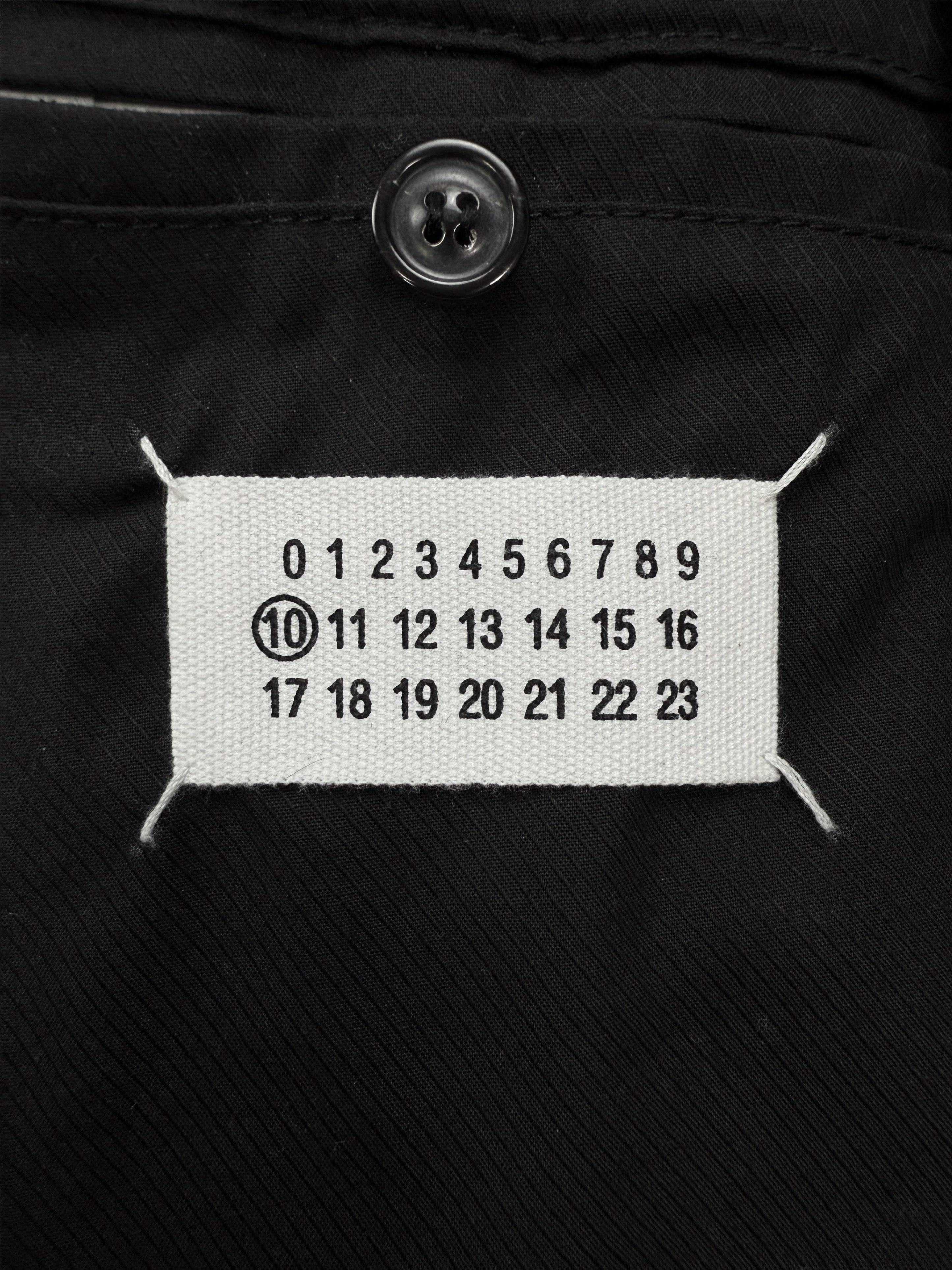 SS09 Maison Margiela Laser Cut Suede Black Layered Jacket