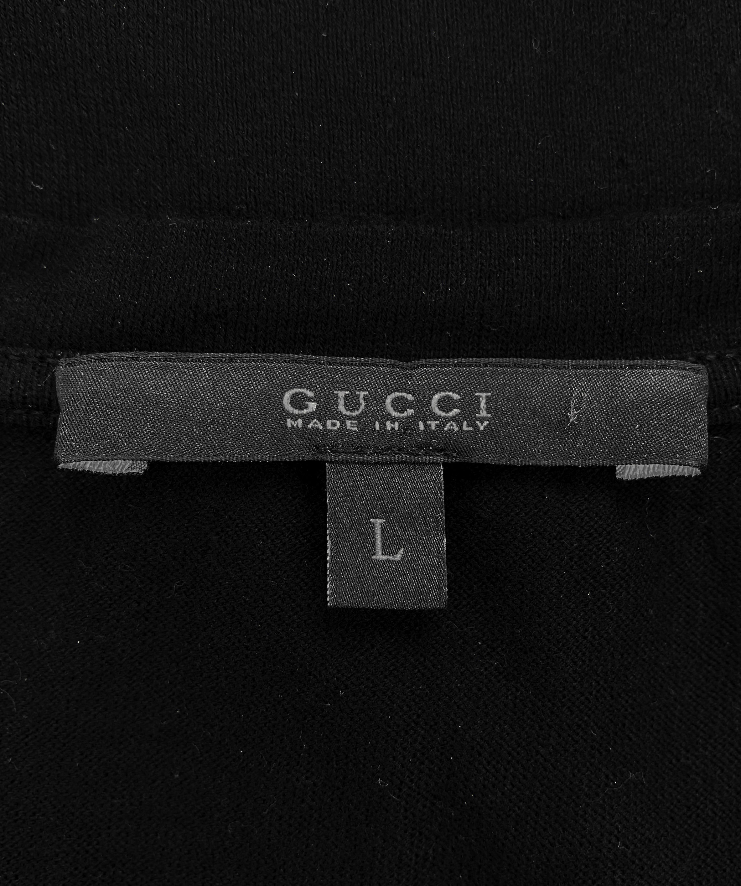 2000’s Gucci by Tom Ford Striped Pocket T-Shirt