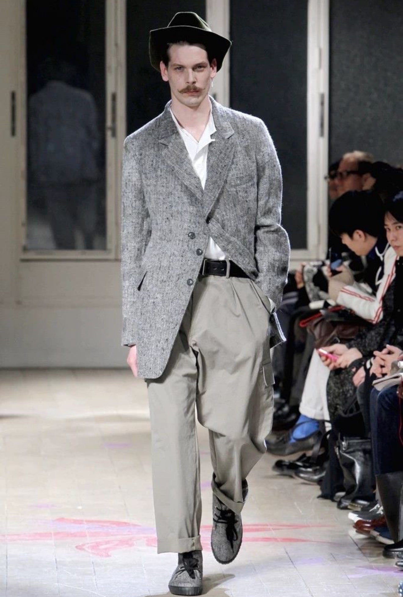 AW11 Yohji Yamamoto Homme ‘Many Buttons’ Harringbone Wool Jacket
