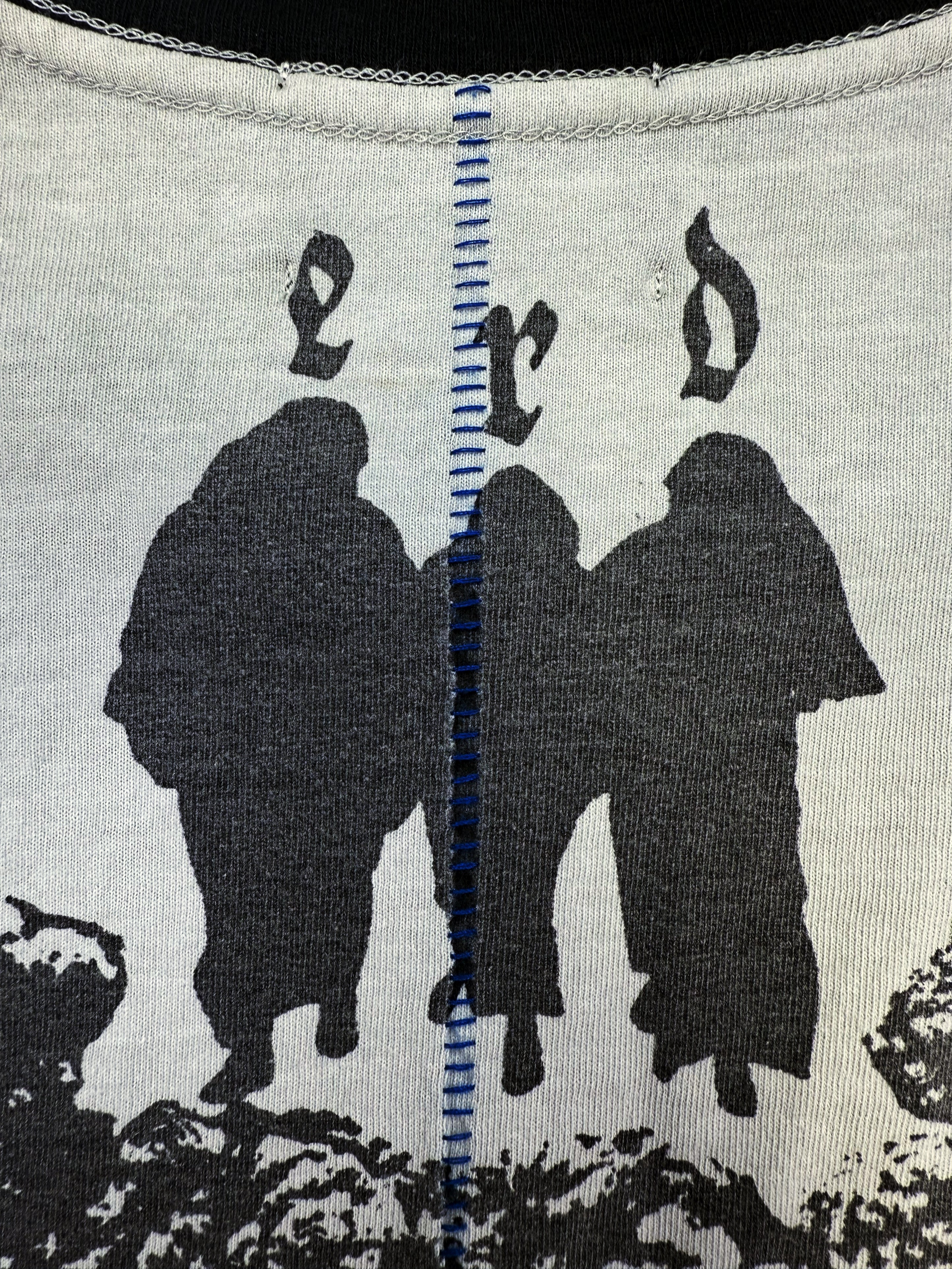 Enfants Riches Deprimes ‘Regression IV’ Cropped Contrast Stitch T-Shirt