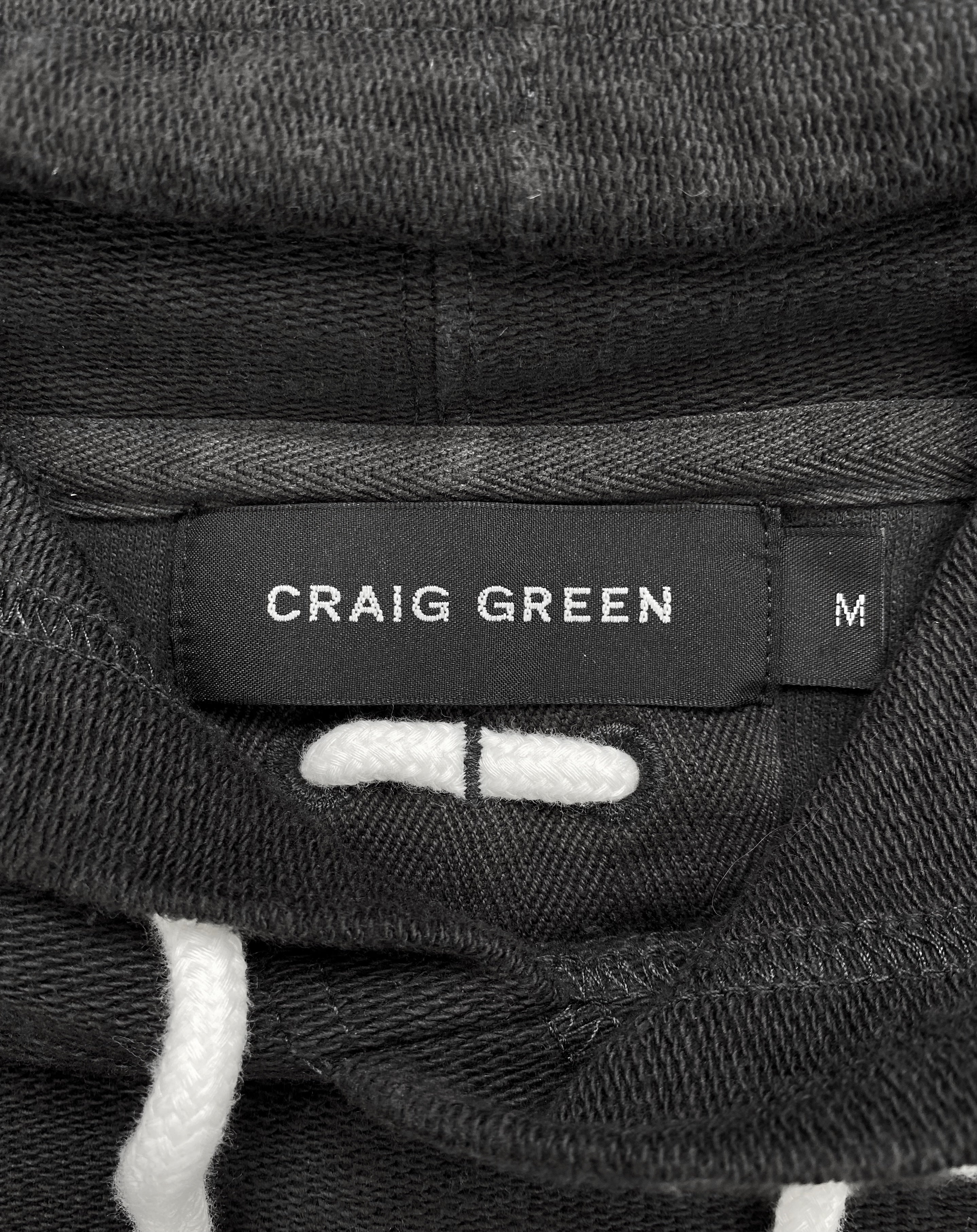 Craig Green Black Lace Detail Hoodie