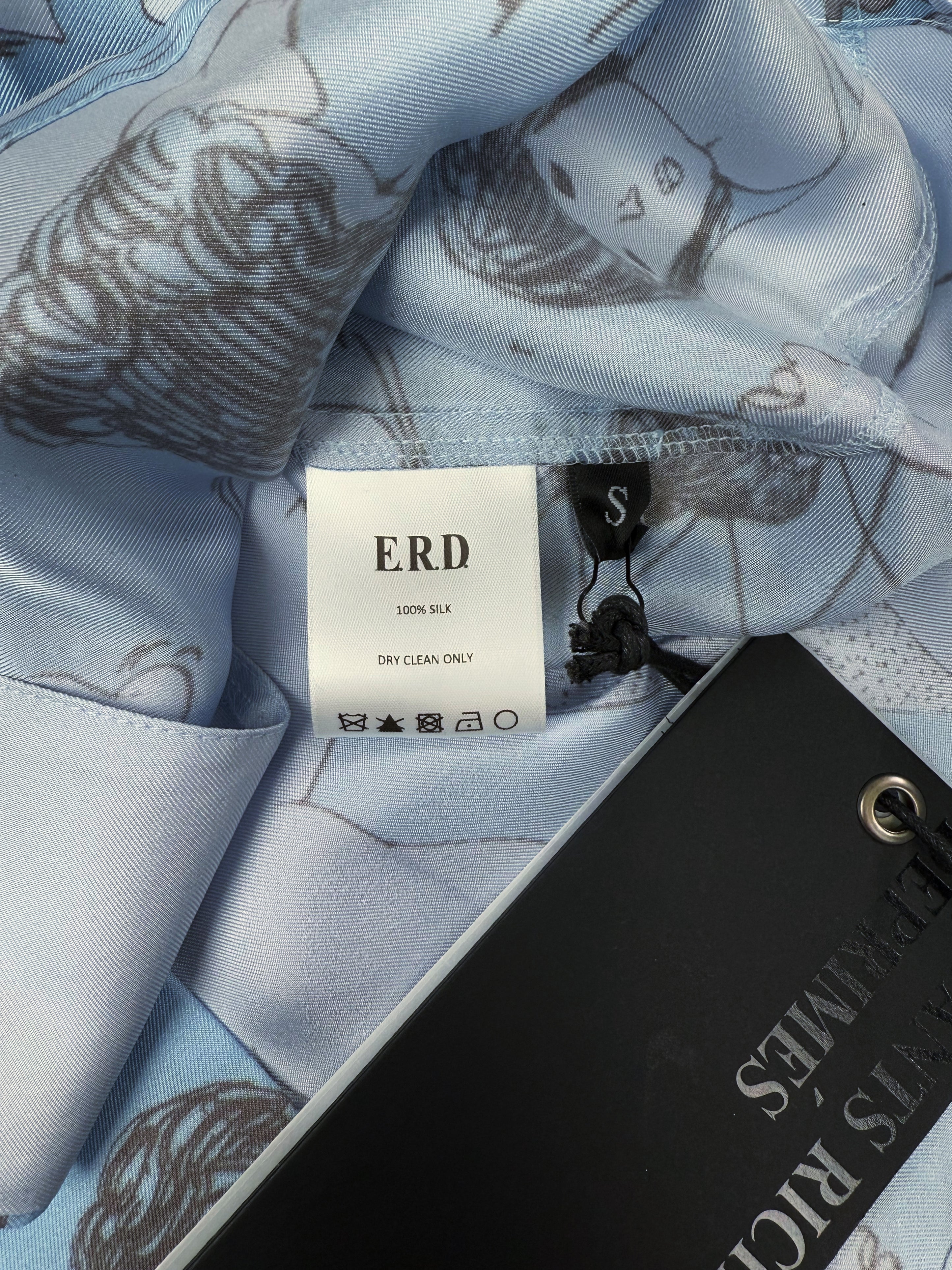 Enfants Riches Deprimes ‘Bath House’ Silk Geisha Camp Collar Shirt