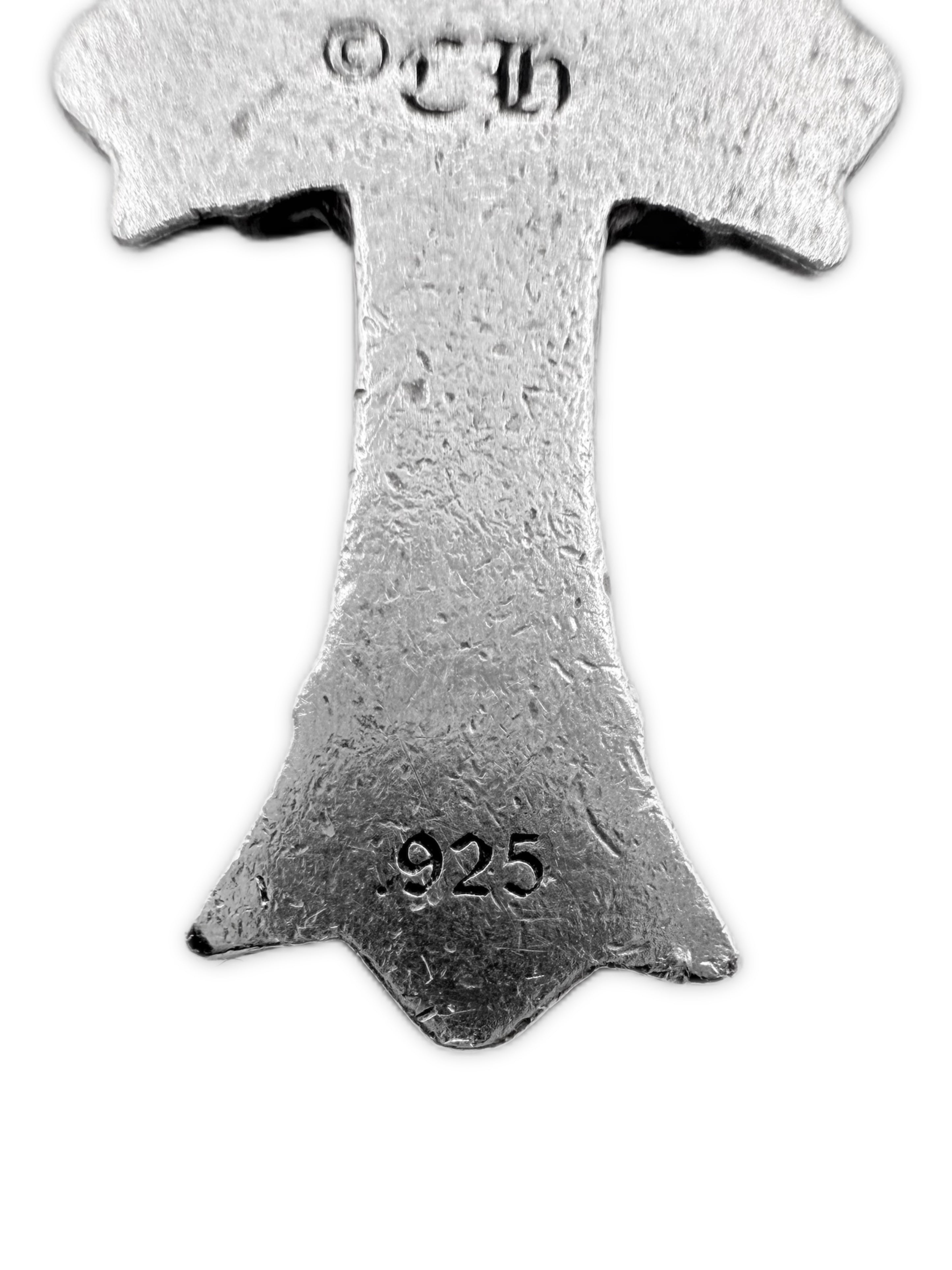Chrome Hearts Pavé Double Cross Diamond Factory Set Pendant