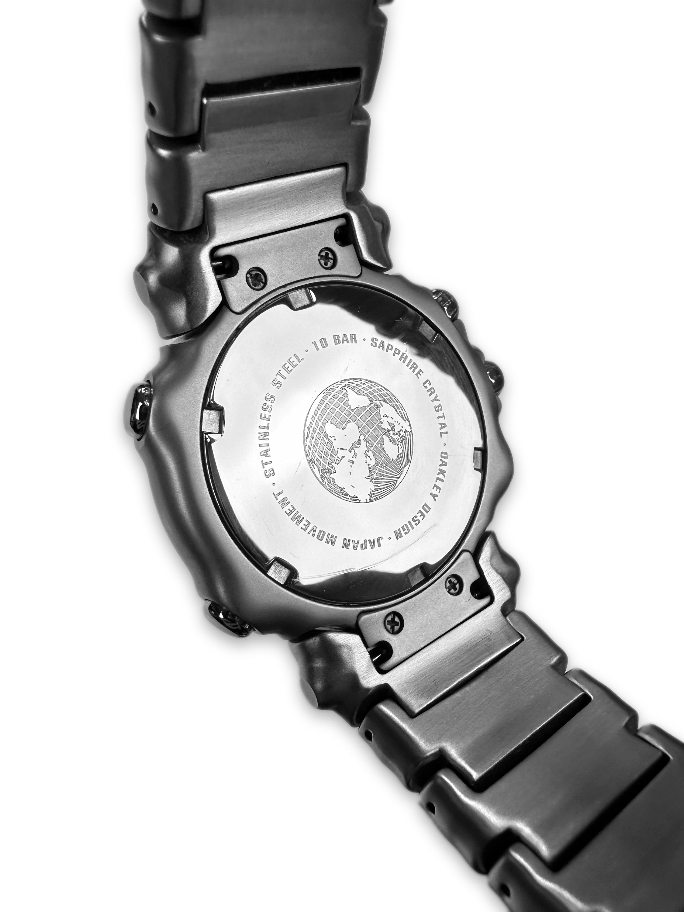 2003 Oakley ‘GMT’ Honed Blue Triple Chronograph Wristwatch