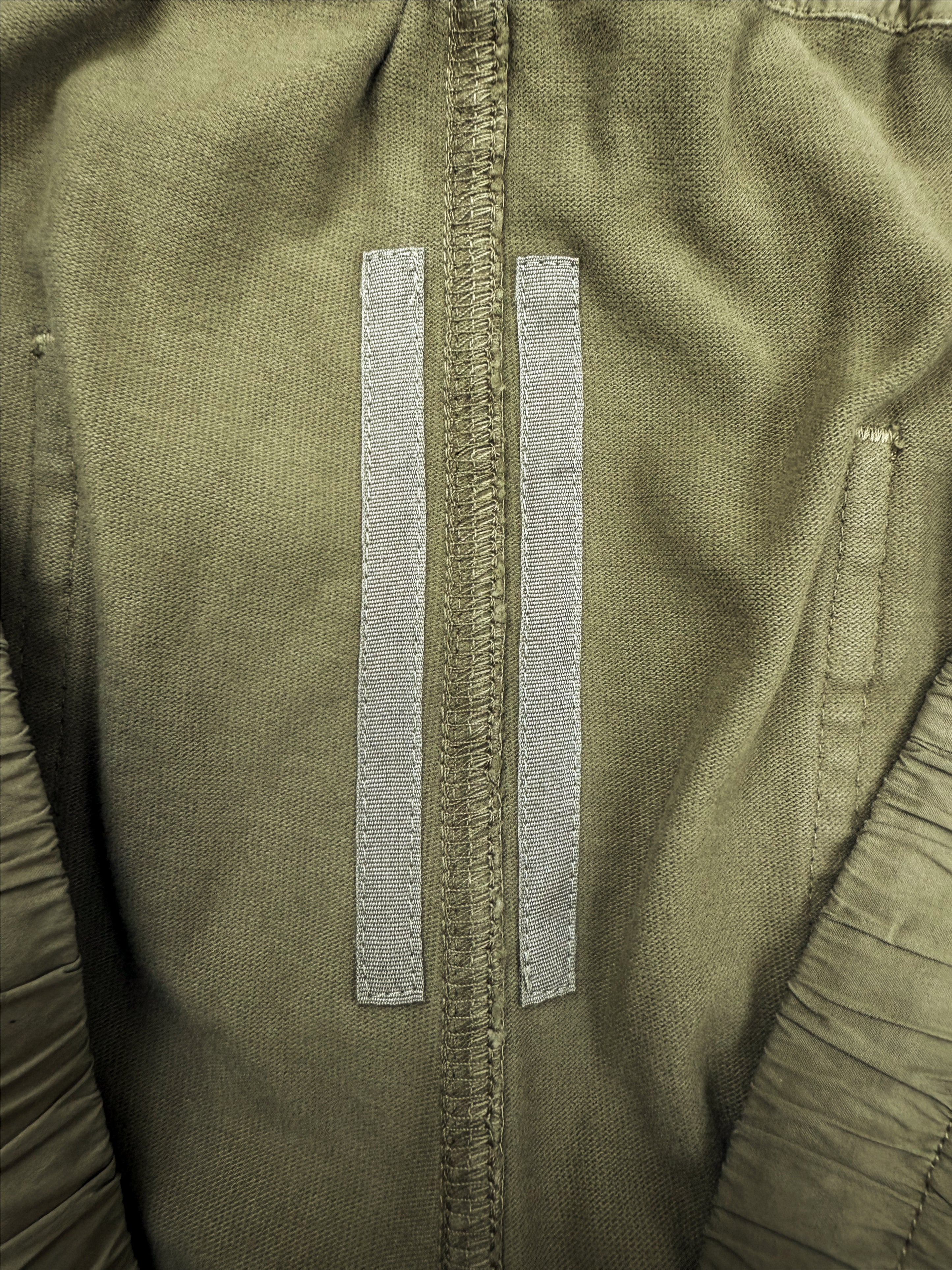 Rick Owens DRKSHDW ‘Berlin’ Eyelet Olive Green Sweat Pants