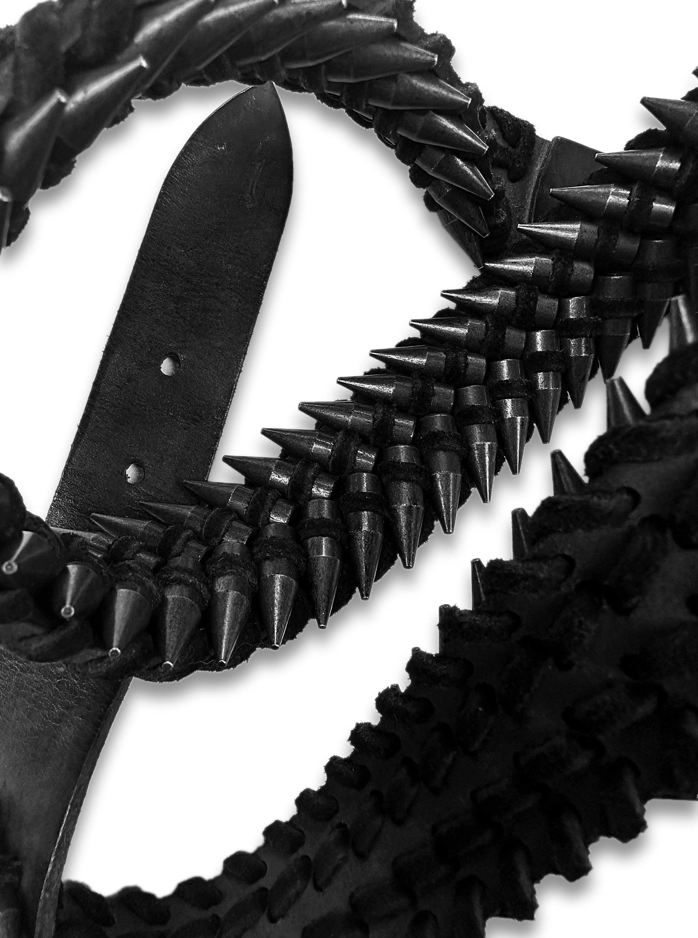 AW10 Balmain by Christophe Decarnin Leather ‘Bullet’ Belt