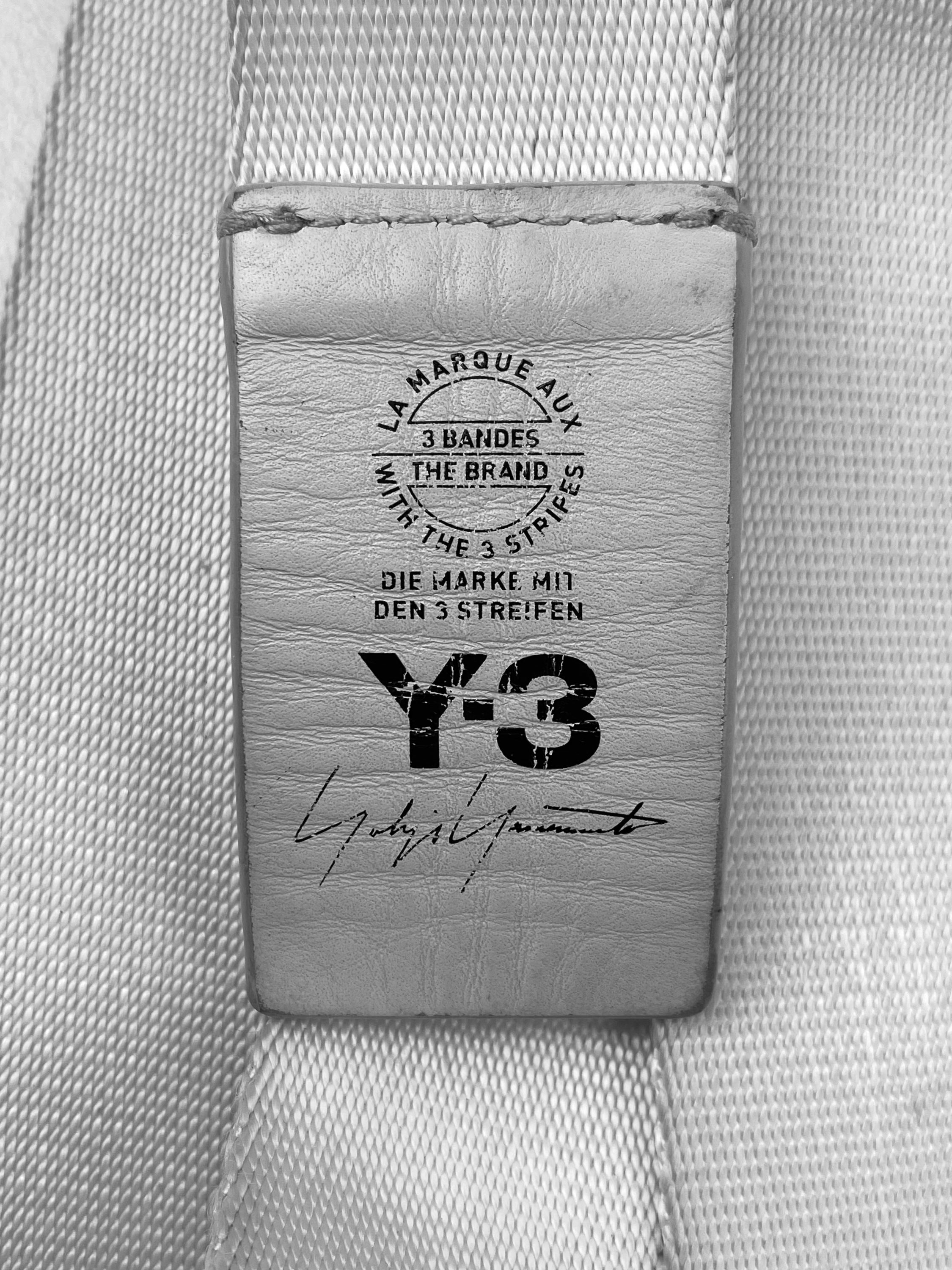 Y-3 by Yohji Yamamoto D-Ring White Belt
