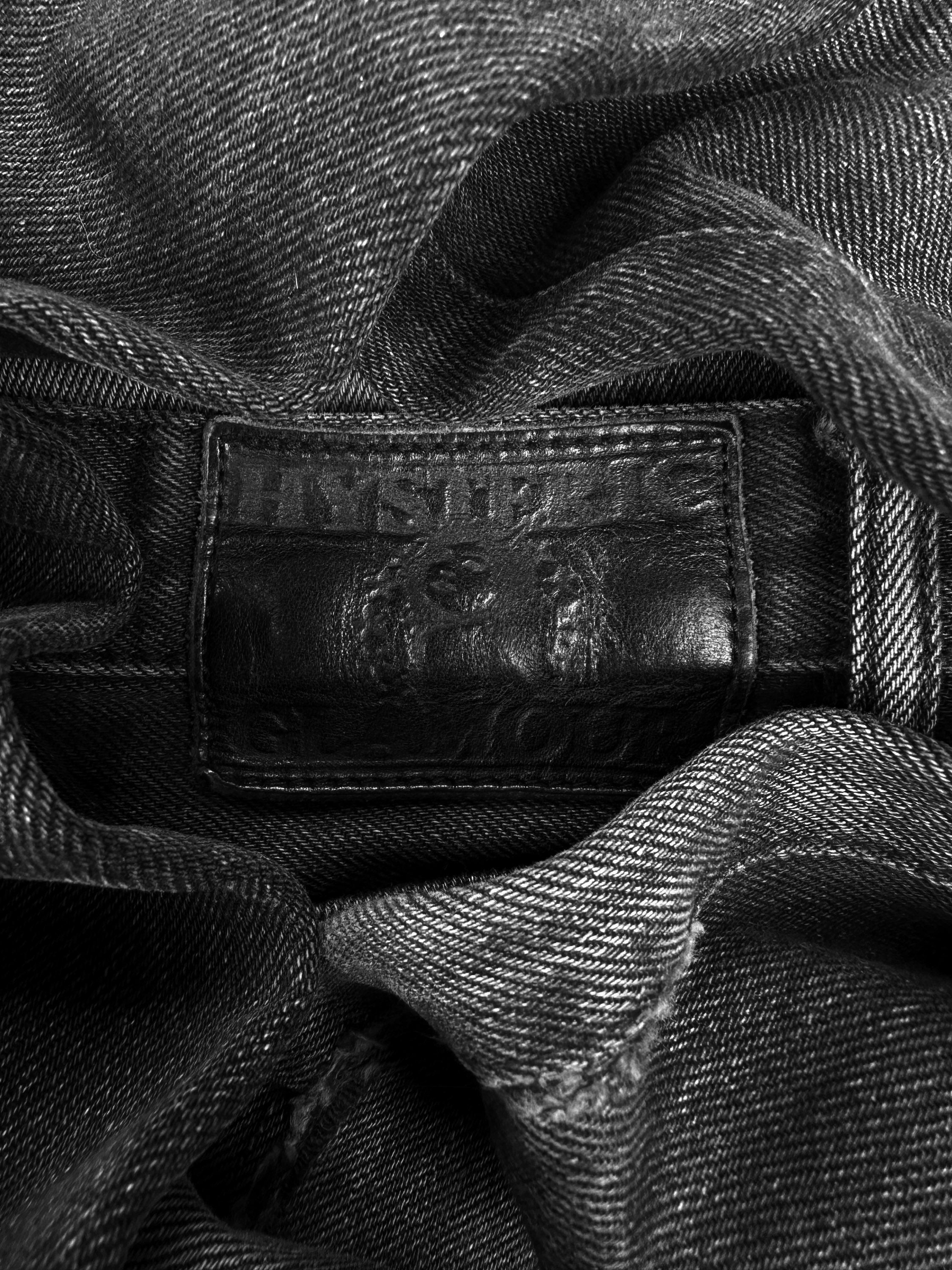 00s Hysteric Glamour ‘Studded’ Black Wash Denim