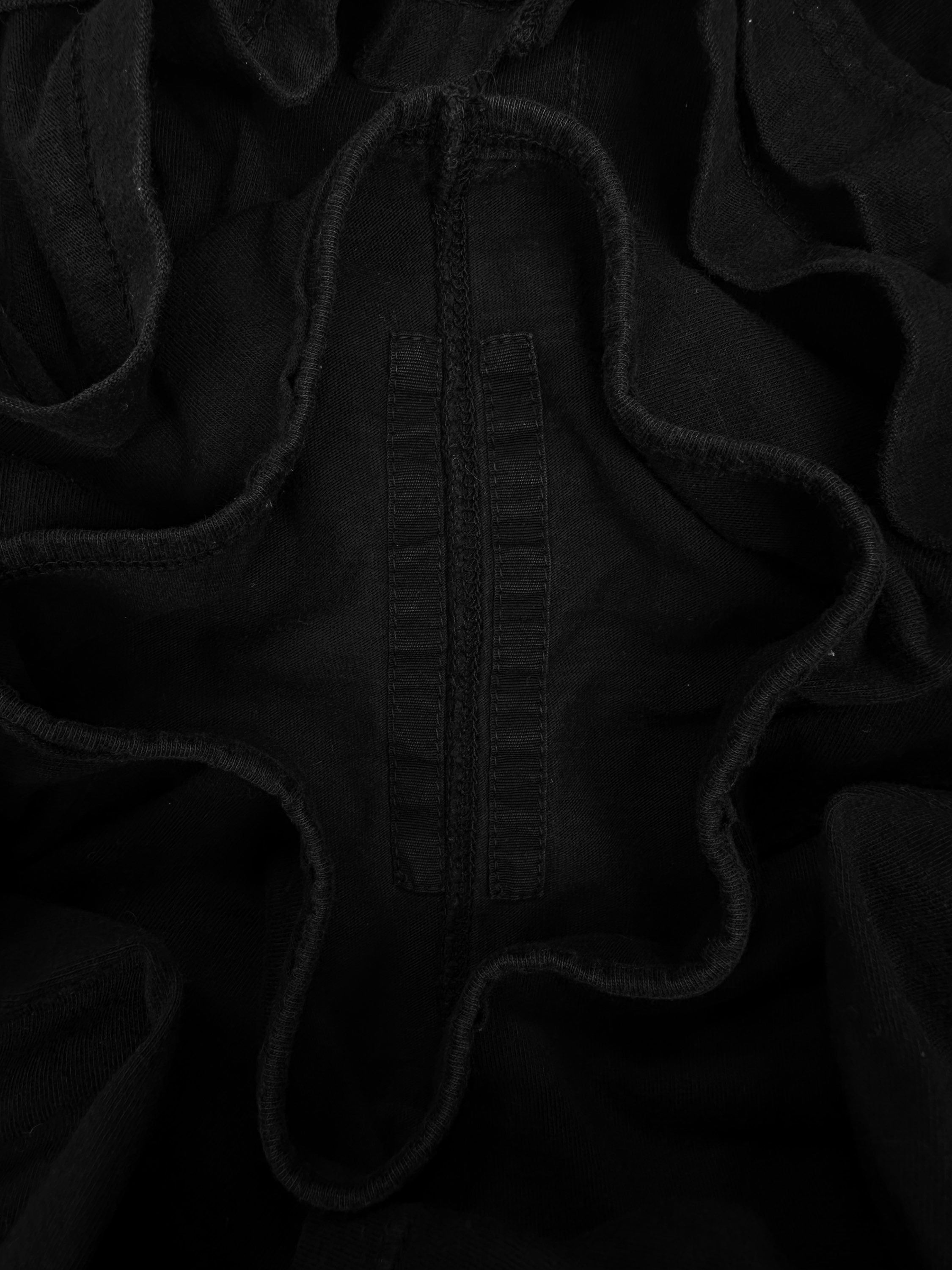 Rick Owens DRKSHDW ‘DRK’ Logo Black Light Weight T-Shirt