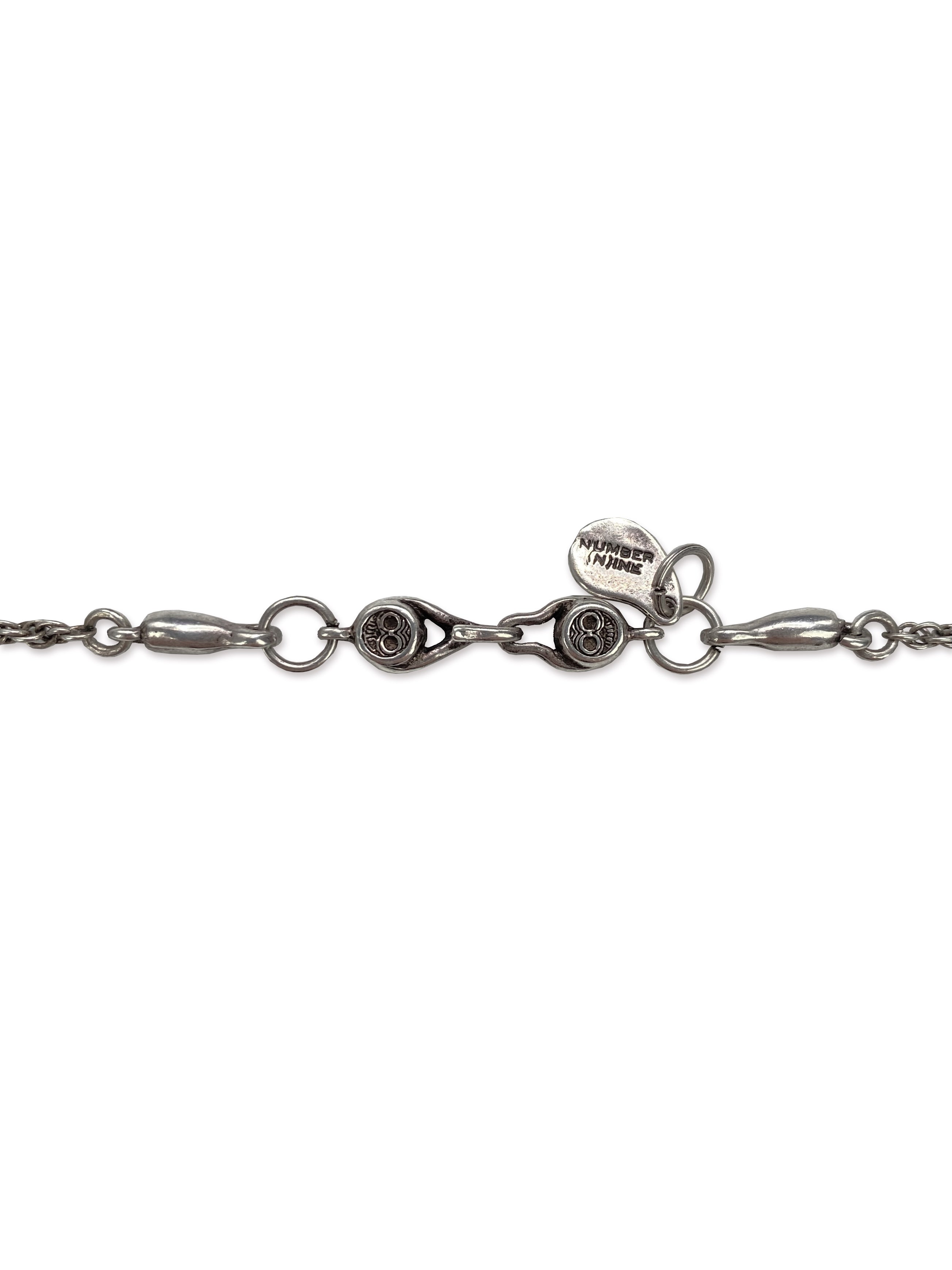 AW05 Number (N)ine x Magical Design .950 Silver Feather Necklace