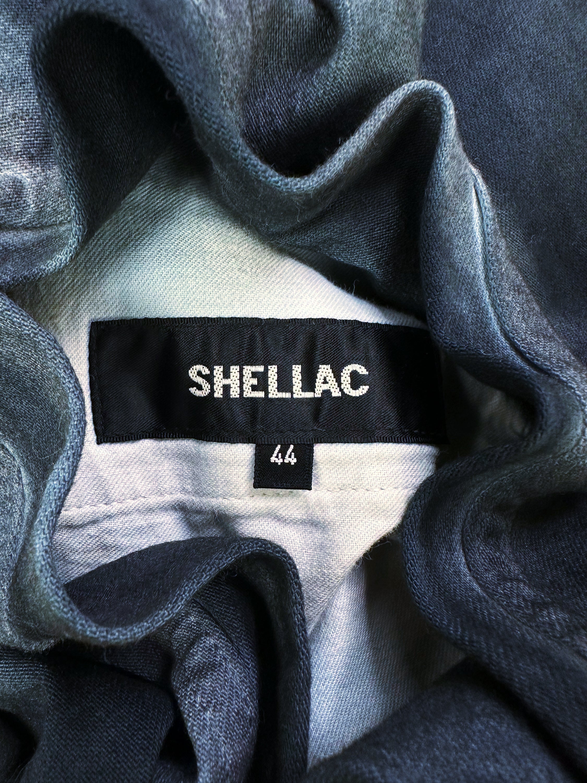 Shellac Blue Blotch Dye Slim Cut Denim
