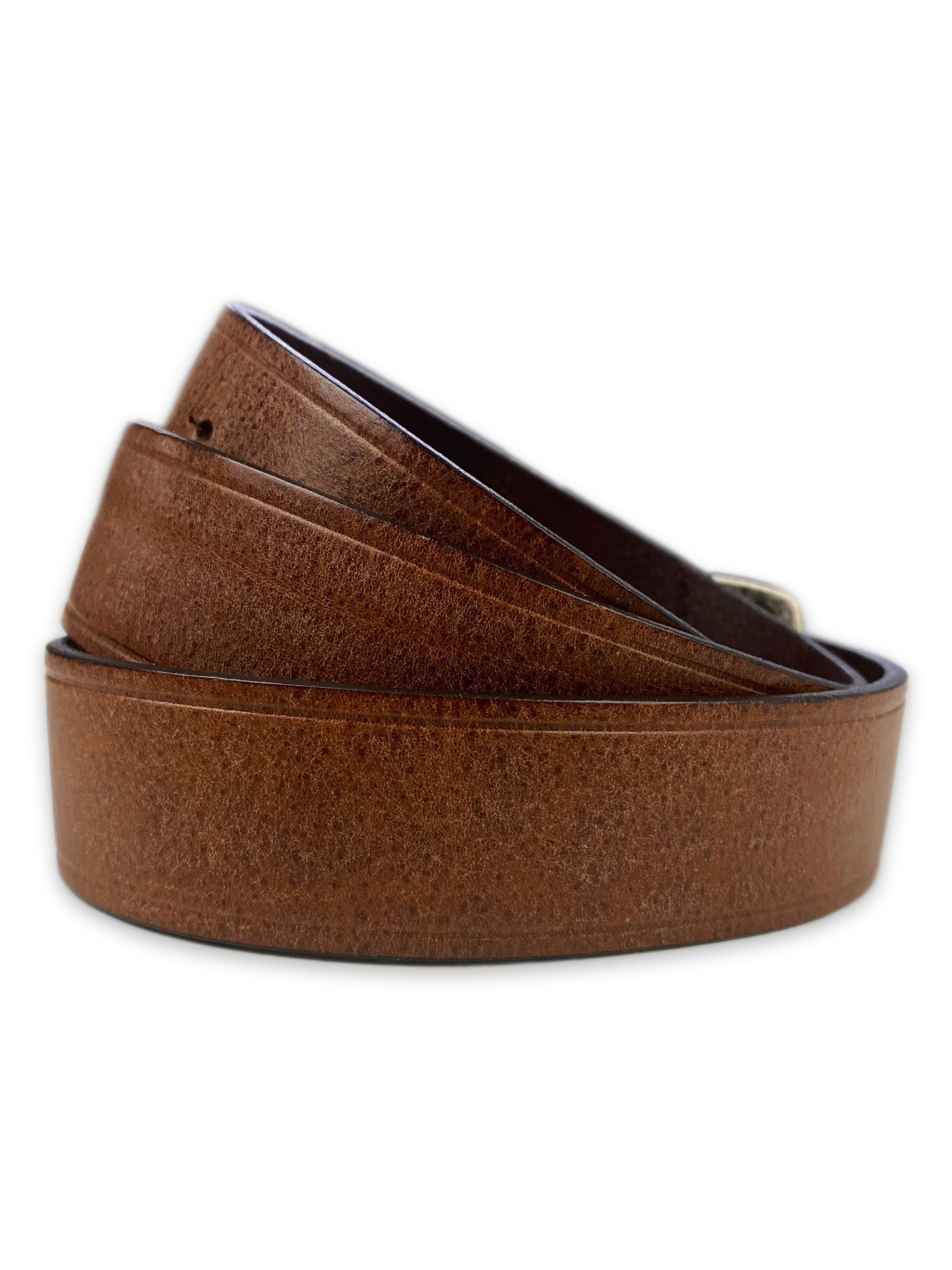 Diesel ‘Only The Bravest’ Brown Leather Metal Buckle Belt