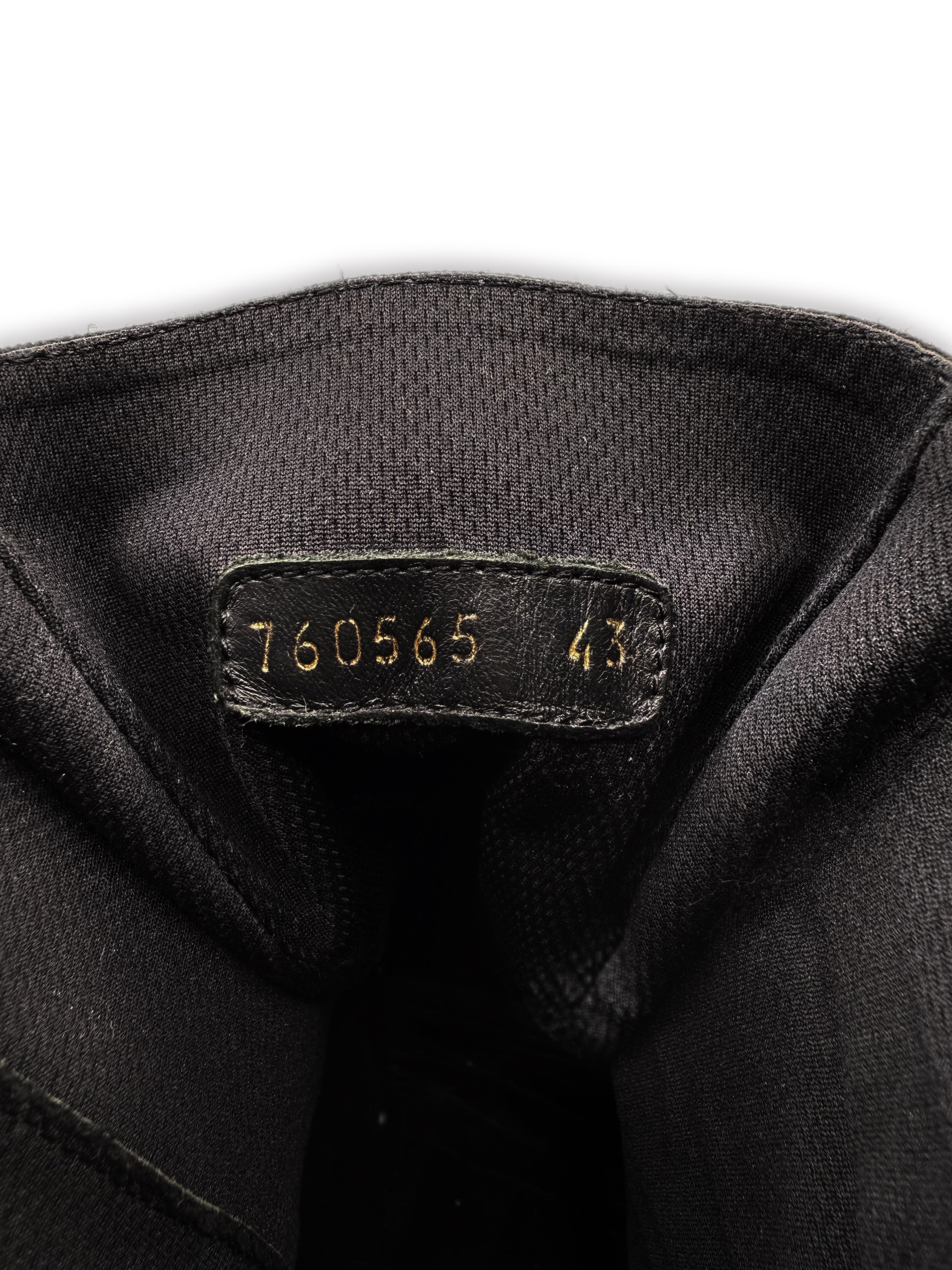 Balenciaga Canvas ‘Strike’ Black Hi-top Combat Boots