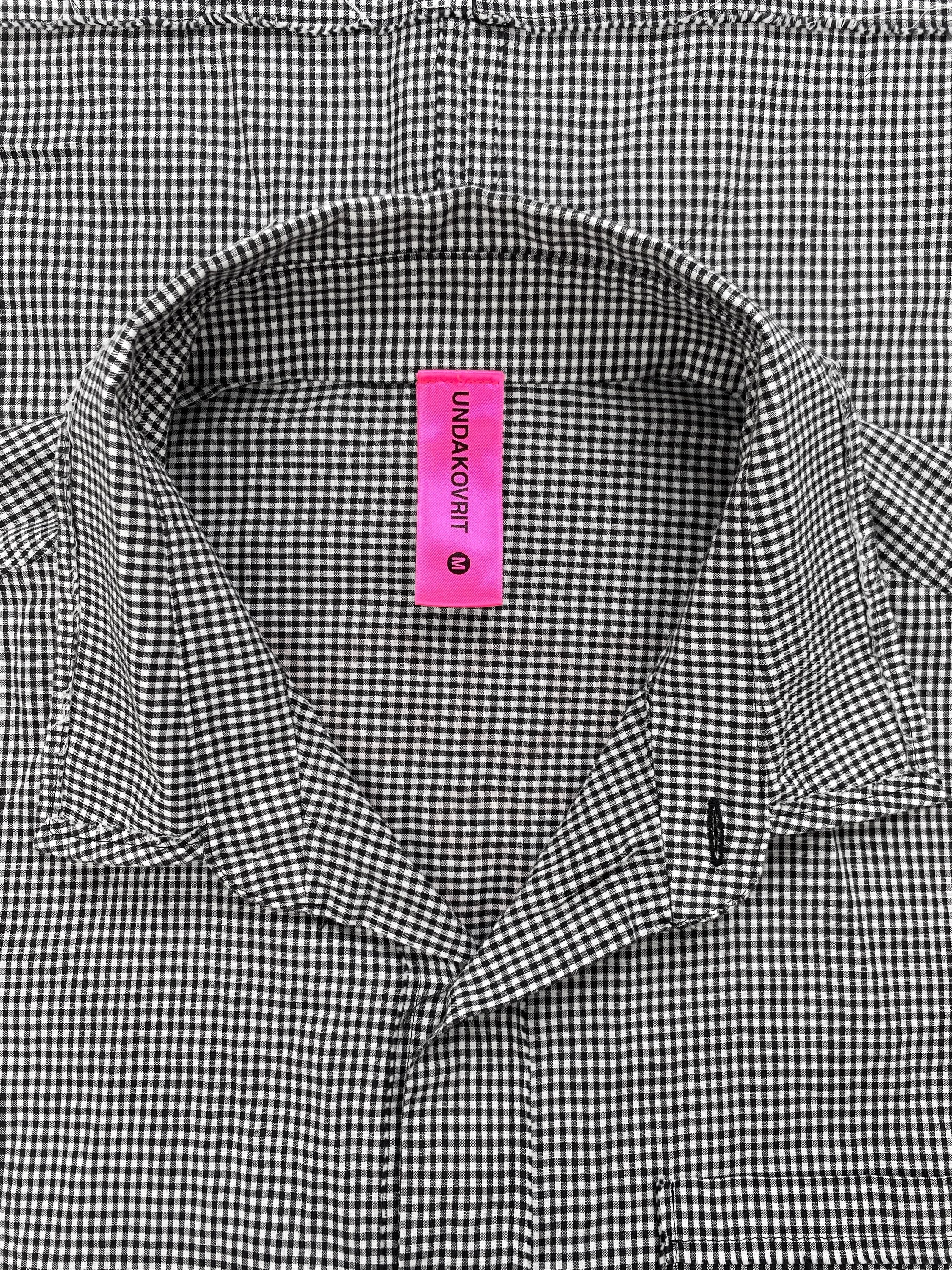 Undercover “No Gods No Masters” Didtressed Reverse Logo Button Up