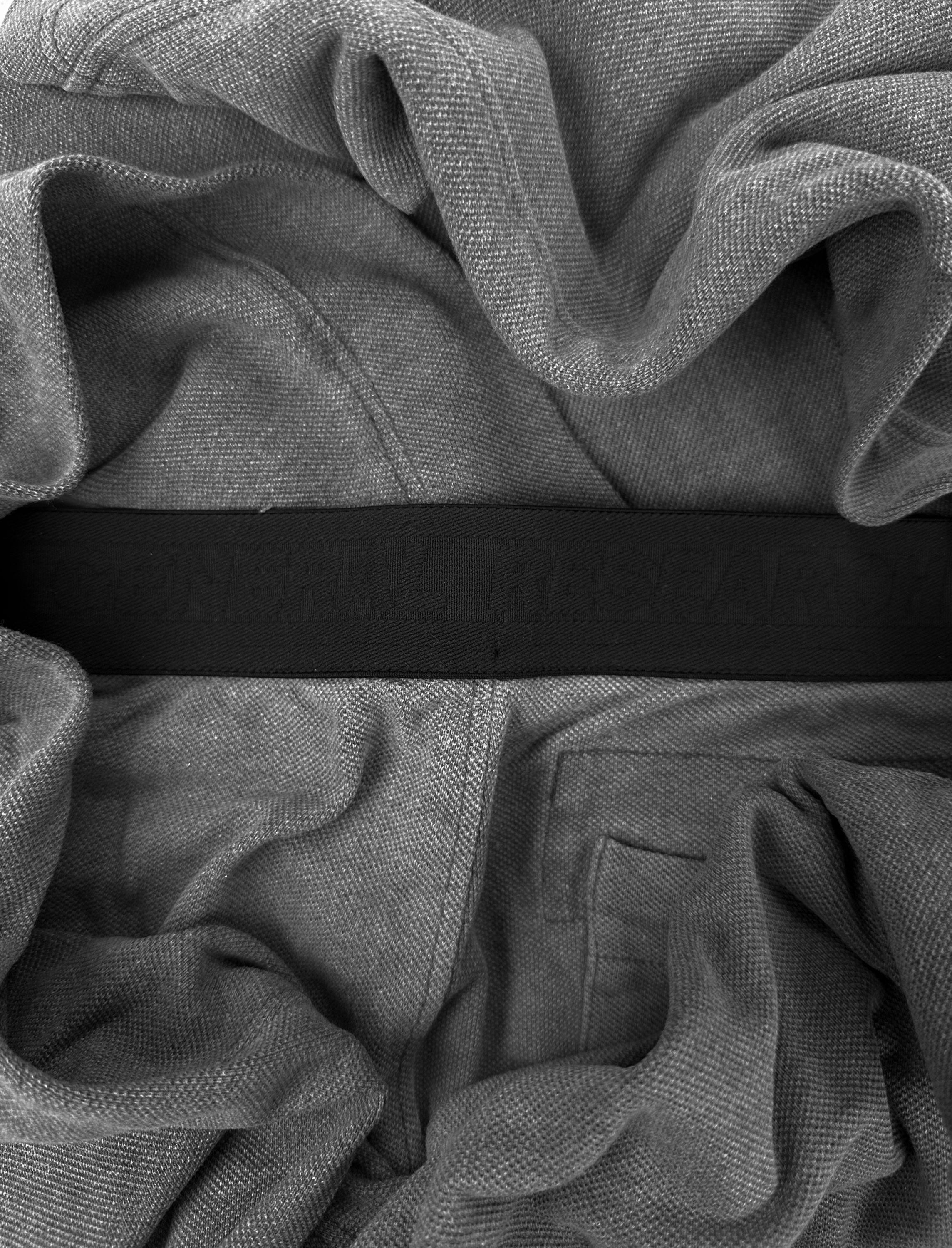 2001 General Research Heavyweight Grey Wide Cut Sweatpants