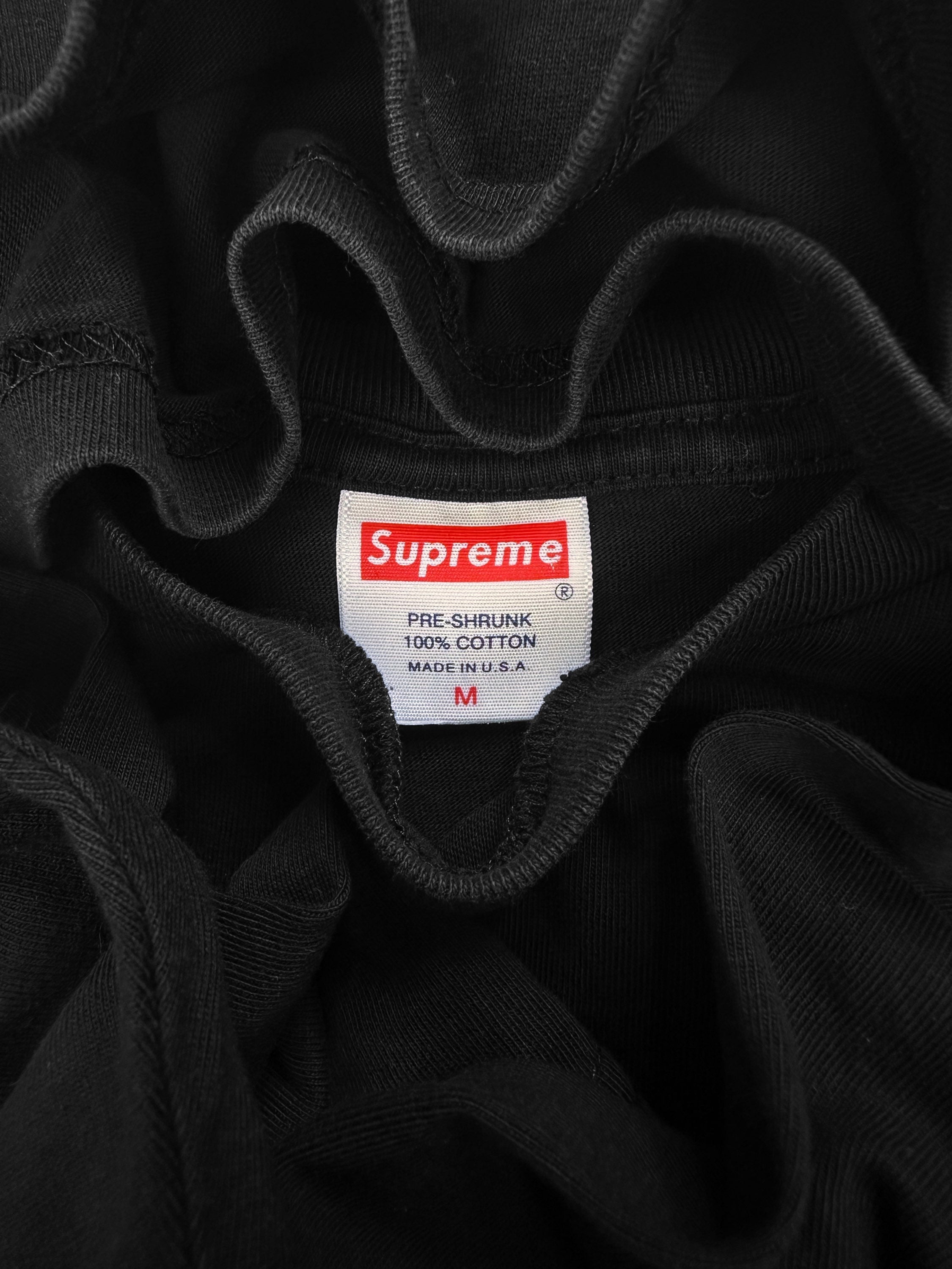 AW18 Supreme x The Killers ‘Don’t Trust Anyone’ Black Graphic T-Shirt