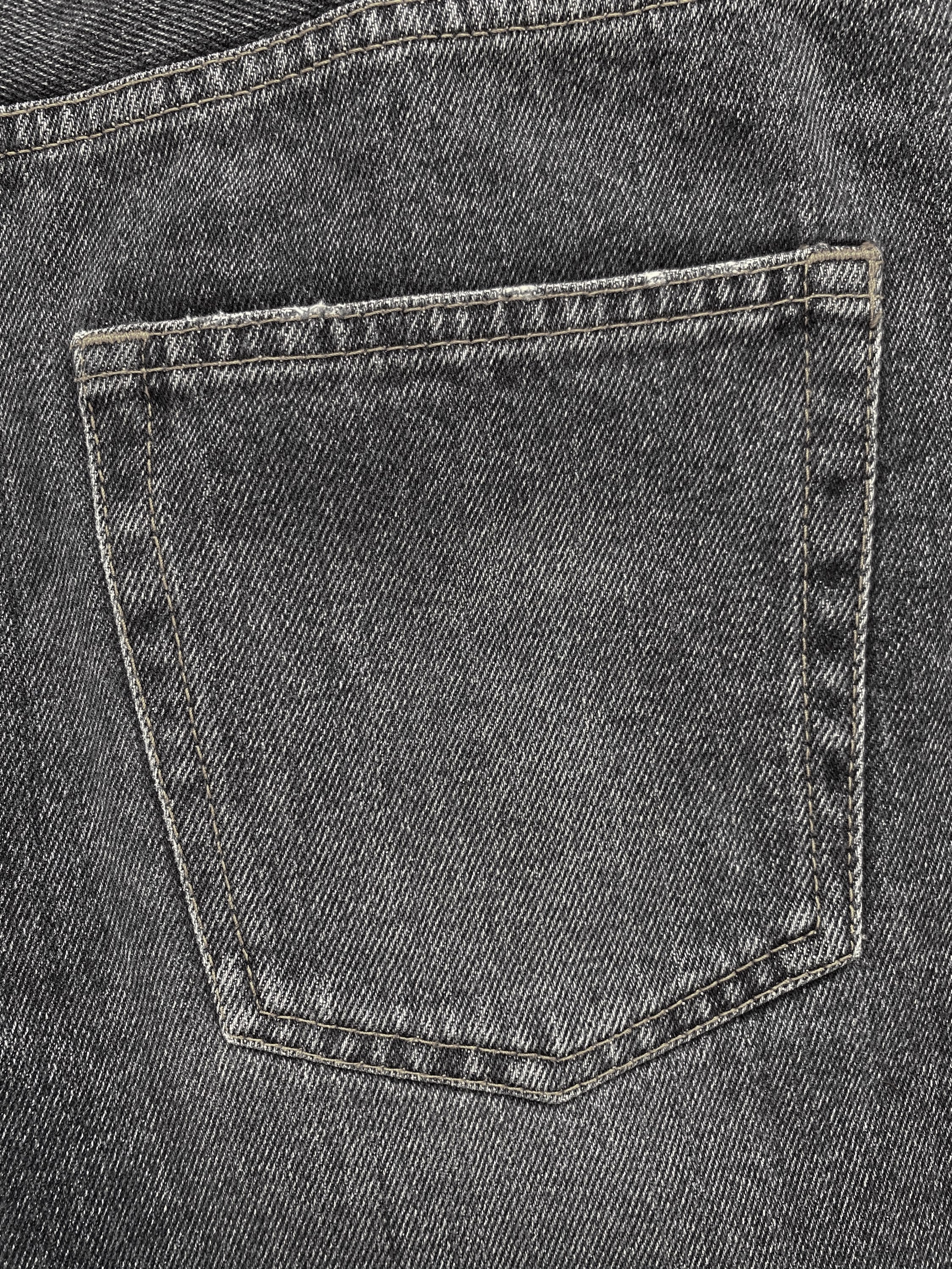 SS04 Junya Watanabe Stone Wash Slate Grey Denim Jeans
