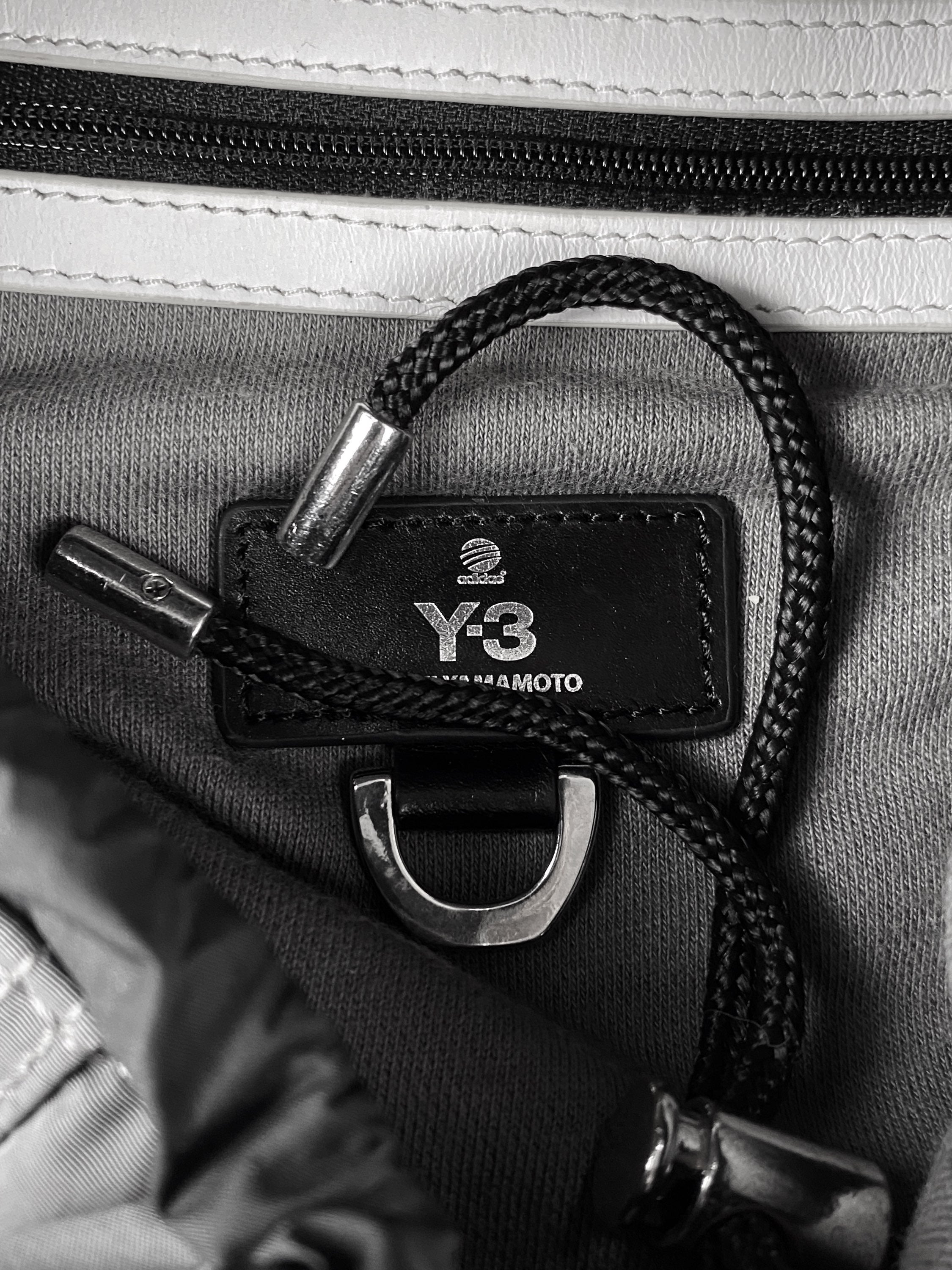 Yohji Yamamoto Y-3 Roller Coaster Clasp Top Loading Backpack