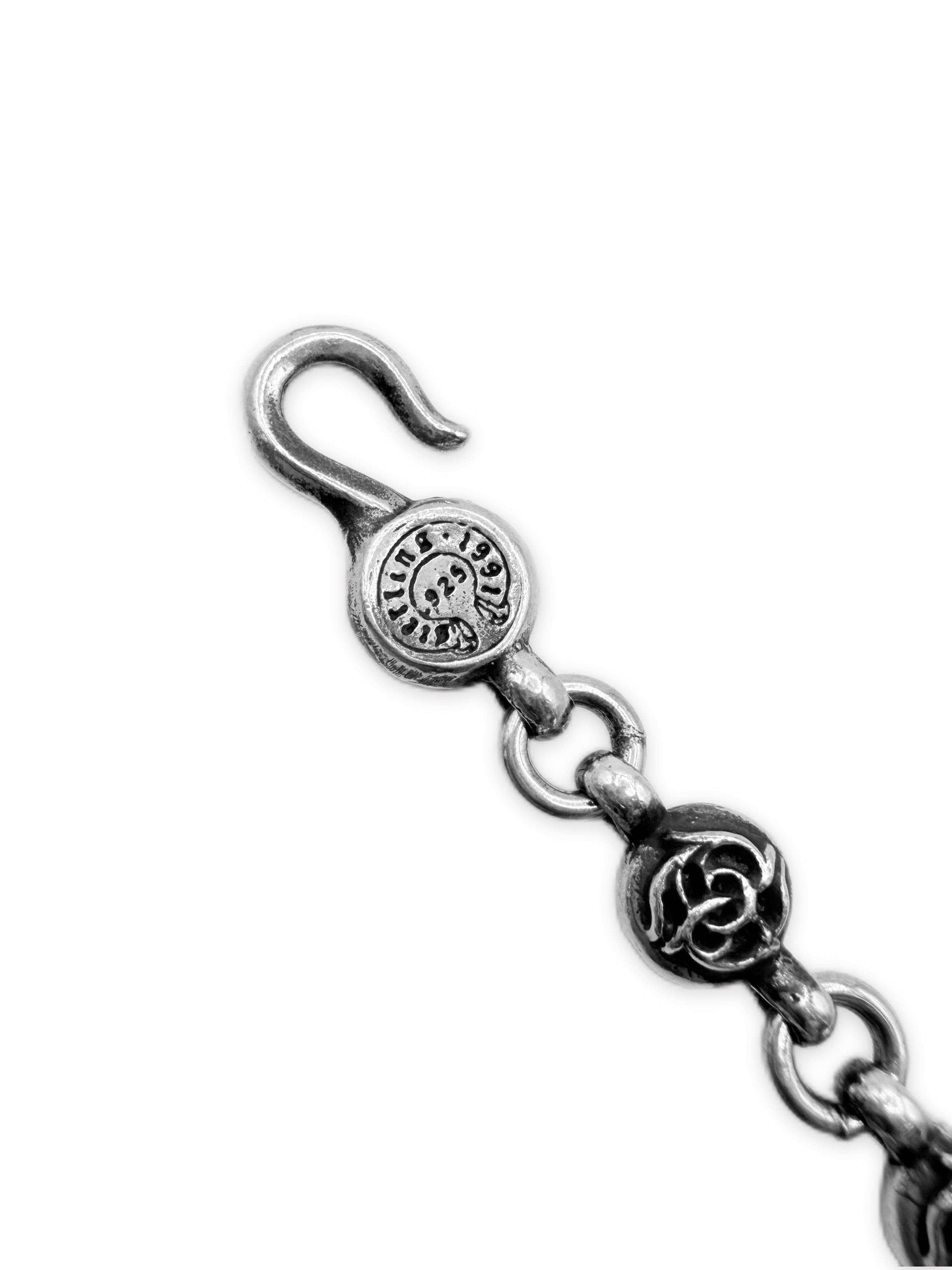 Chrome Hearts ‘Bell’ Pendant Cross Ball .925 Silver Necklace