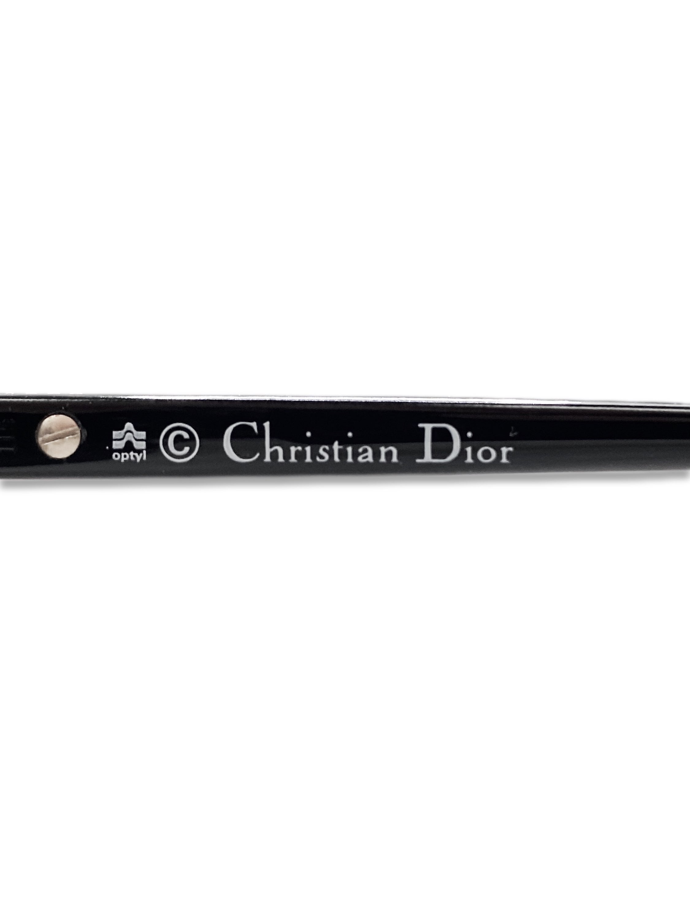 Dior Aviator Blue Tint Metallic Frame Sunglasses