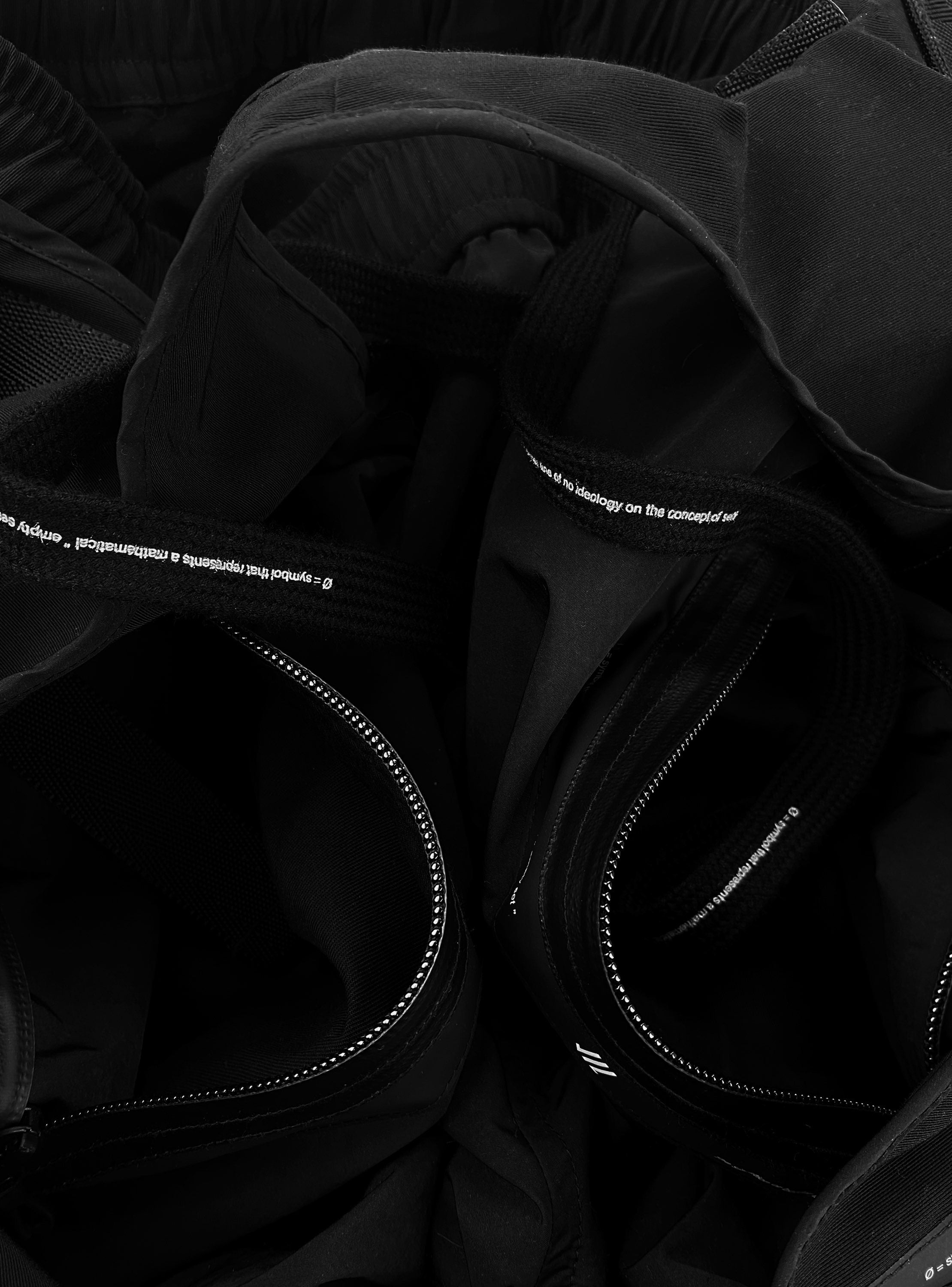FW22 NILøS ‘800PAM1’ Cut Out Ballon Oversized Nylon Pants