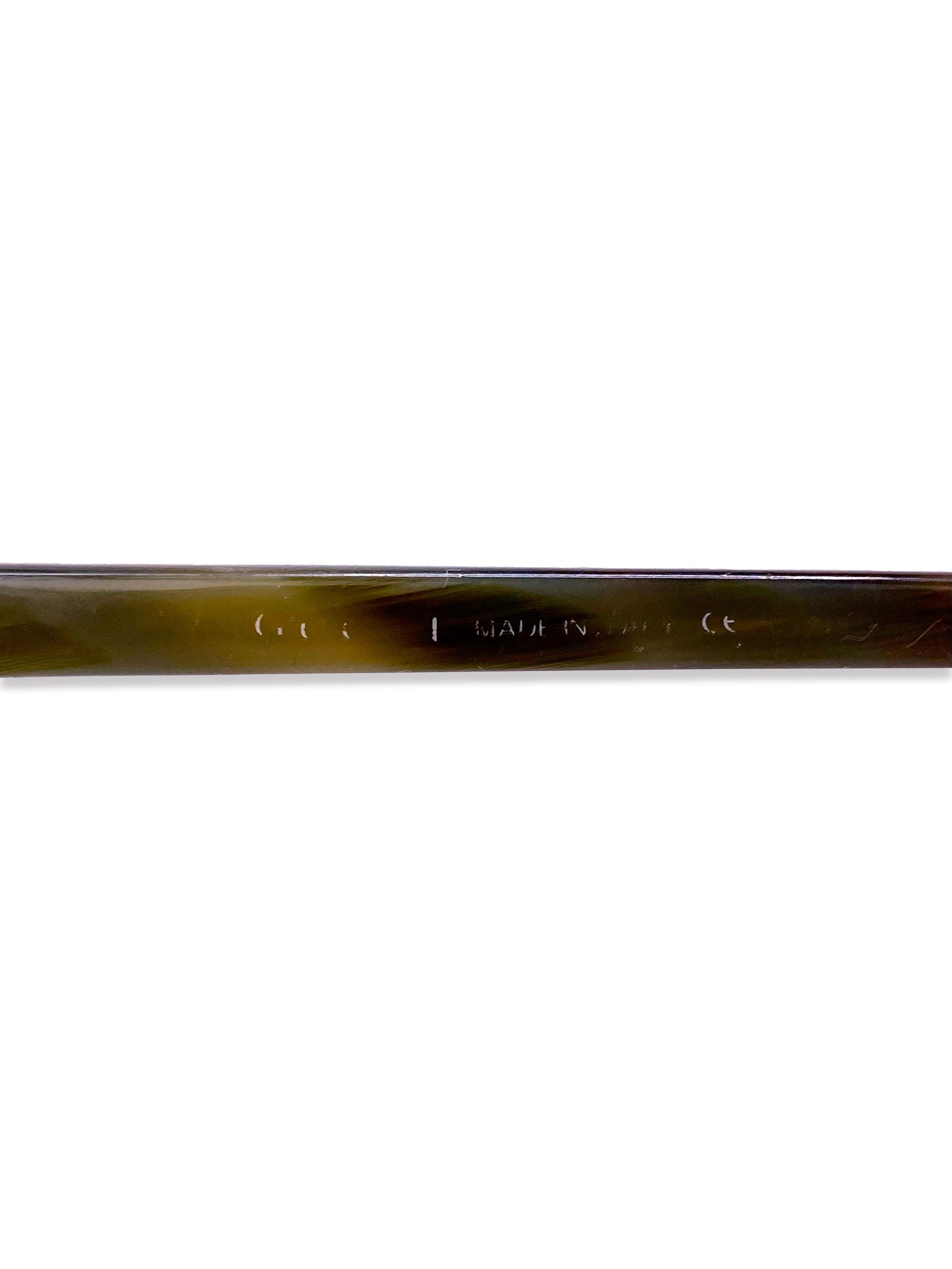 Gucci Ombré Boxy Frame Logo Glasses