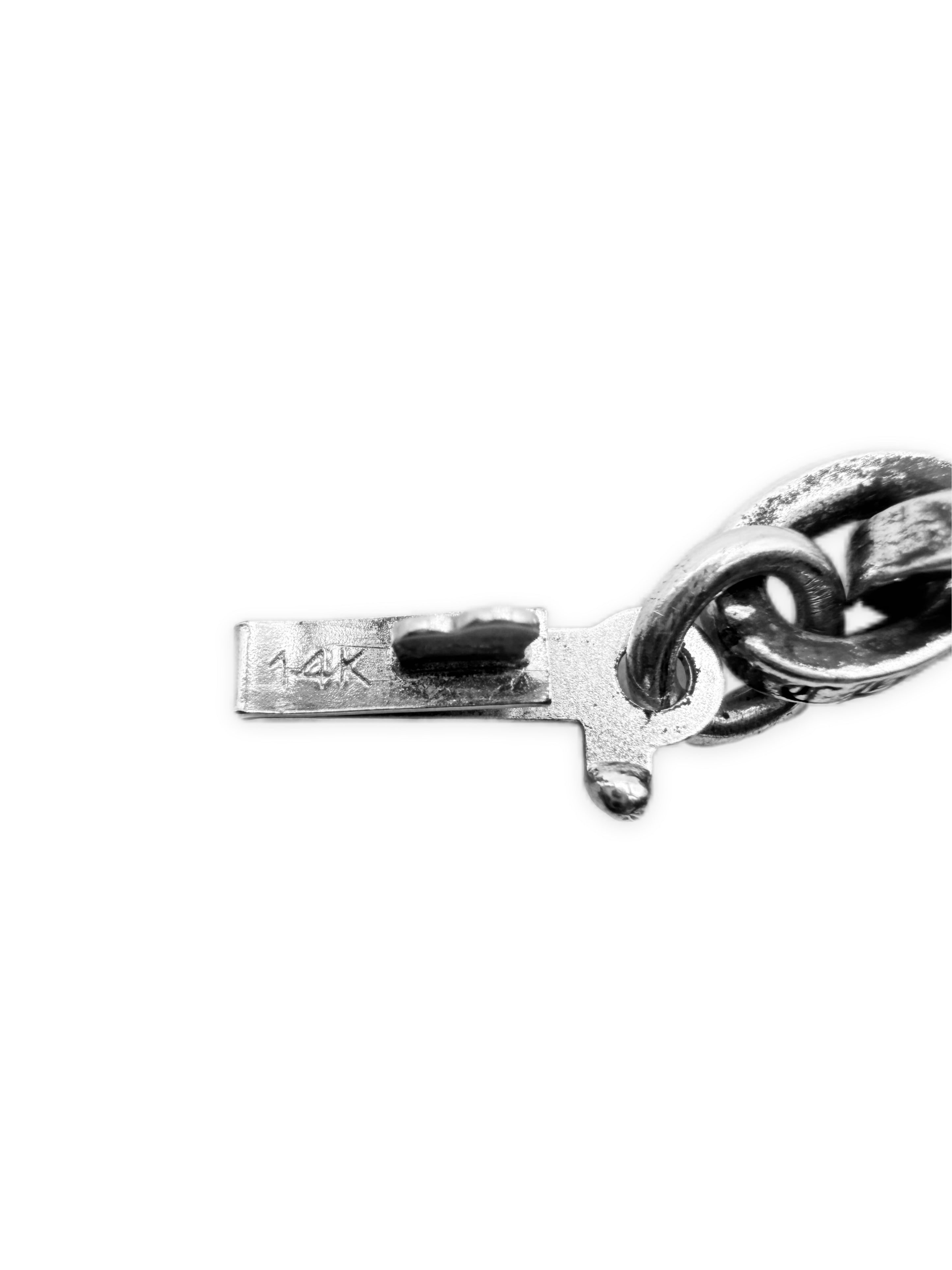 Chrome Hearts Baby Fat 18 in Paper Chain .925 Silver Necklace