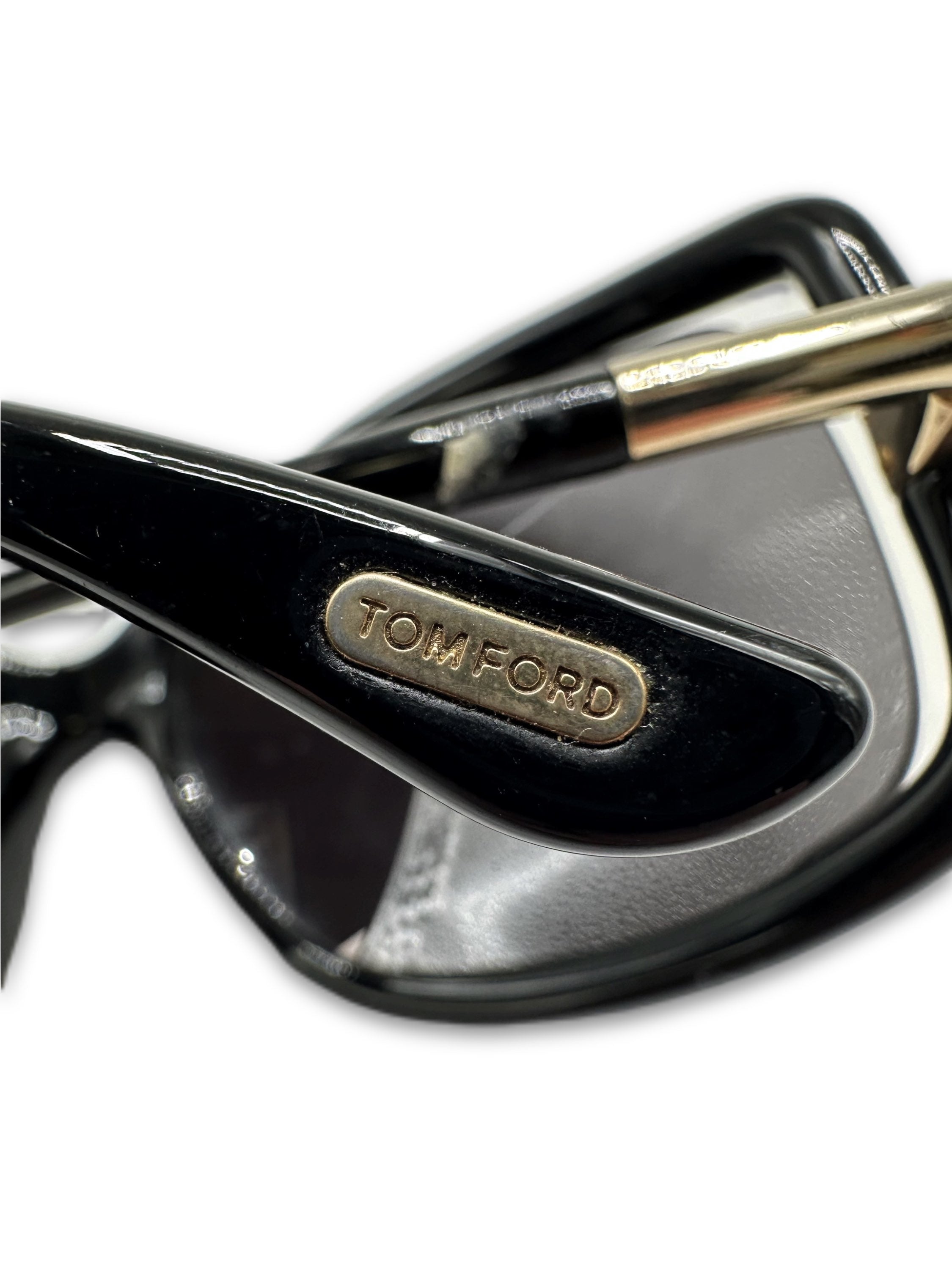 Tom Ford ‘Anais’ Cut Out Rounded Frame Sunglasses