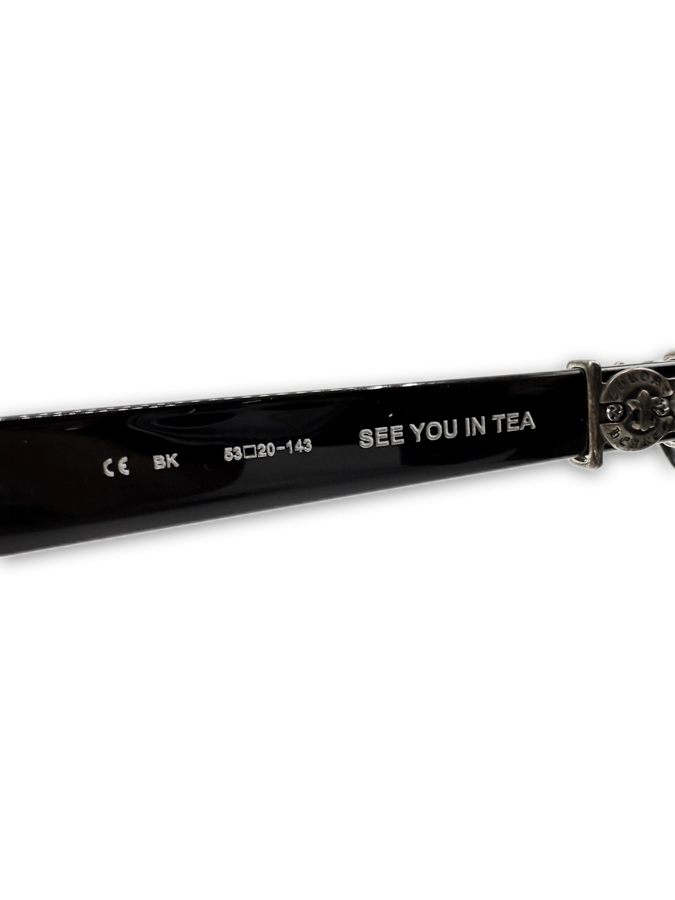 Chrome Hearts ‘See You In Tea’ Fleur de Lis Green Tint Sunglasses