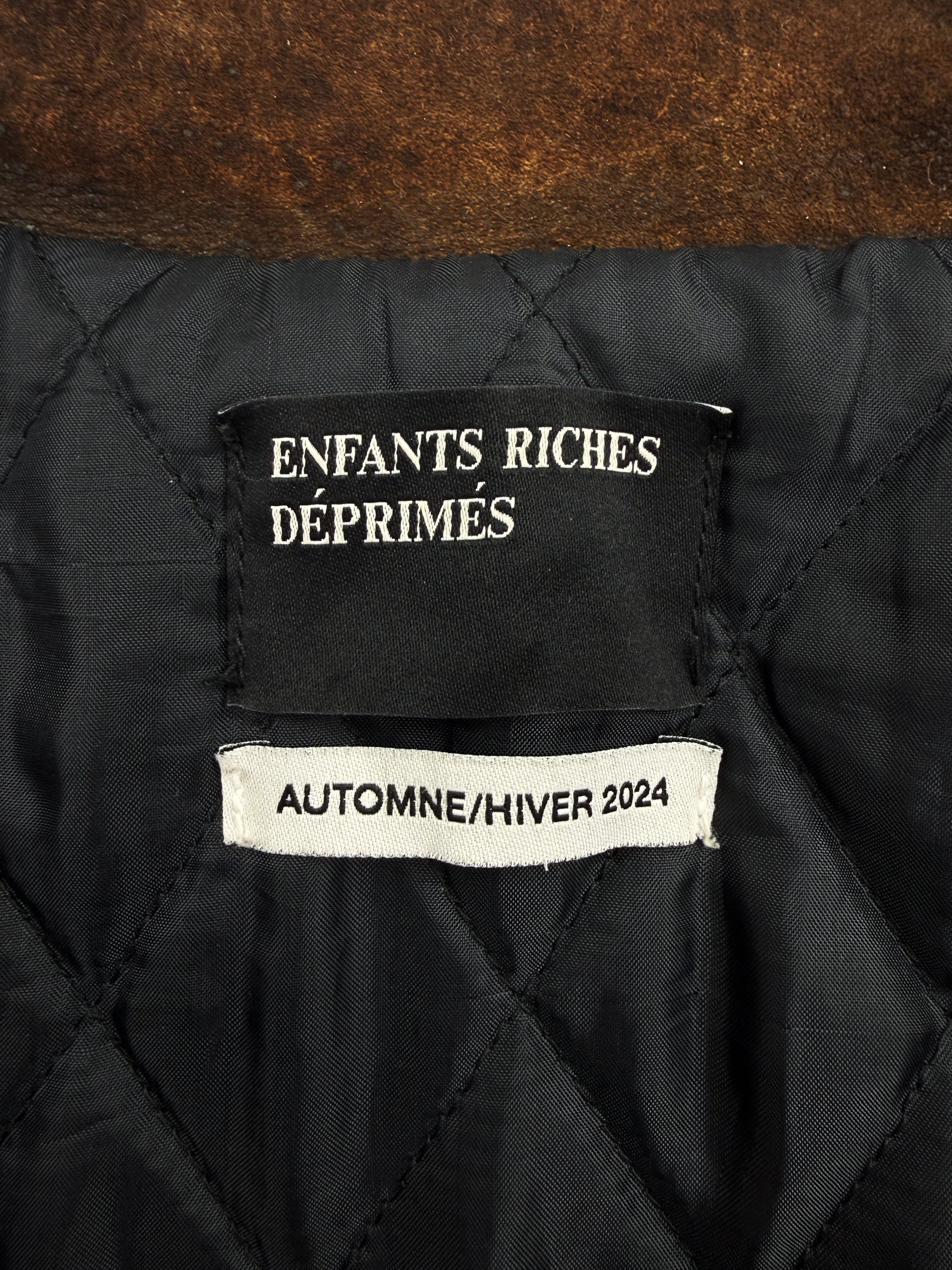 AW24 Enfants Riches Deprimes ‘Memories’ Leather Distressed Work Ja