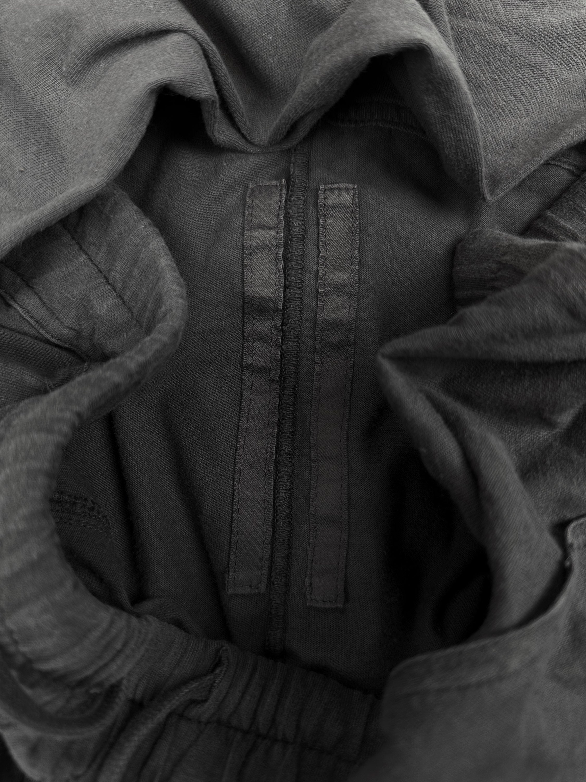 Rick Owens ‘Berlin’ Drop Crotch Dark Grey Sweat Pants