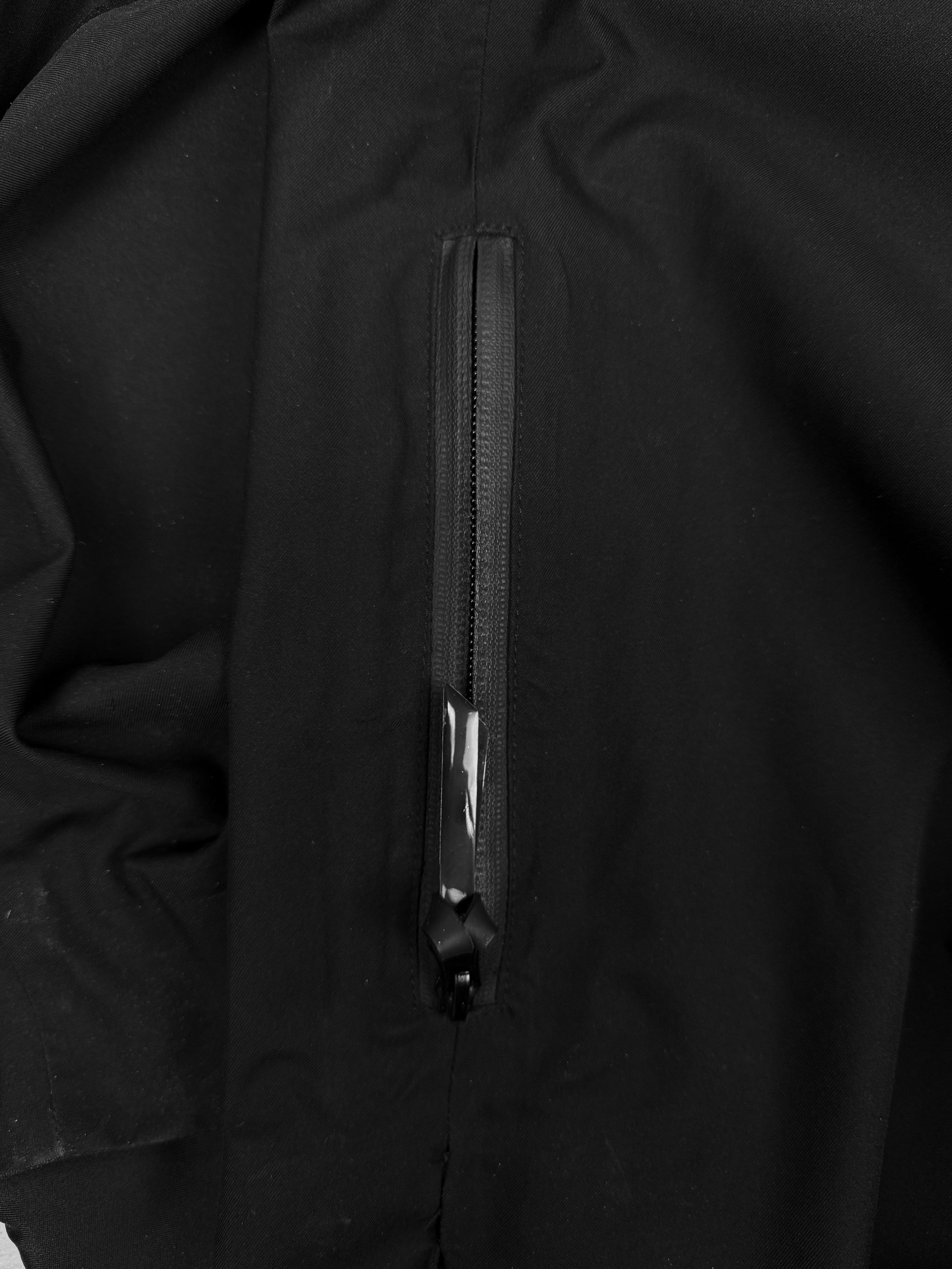 Boris Bidjan Saberi Full Length ‘Mask’ Asymmetric Zip Trench Coat