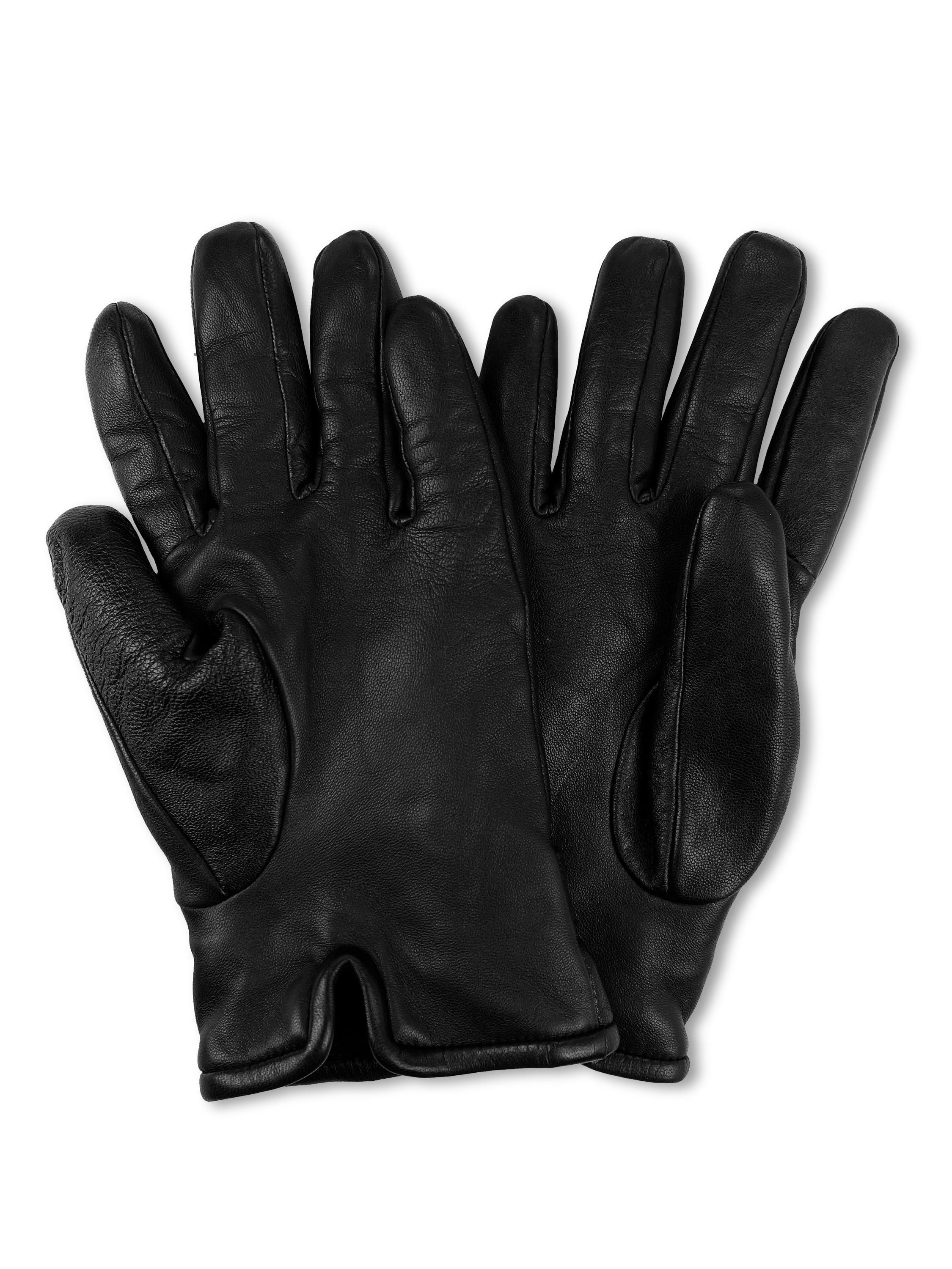 00s Katharine Hamnett Calfskin Leather Embossed Gloves