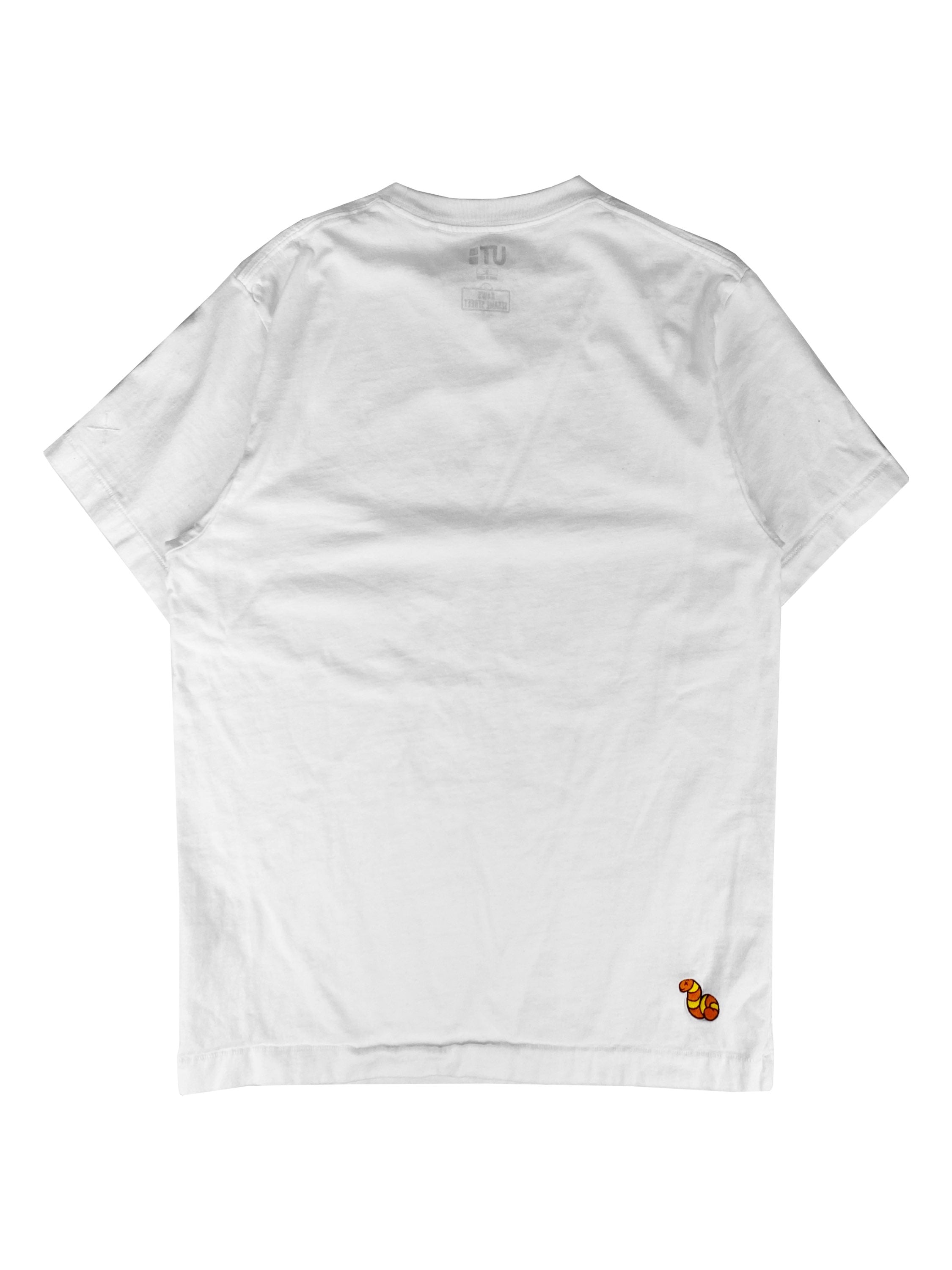 Kaws x Uniqlo ‘Sesame Street’ Graphic White T-Shirt