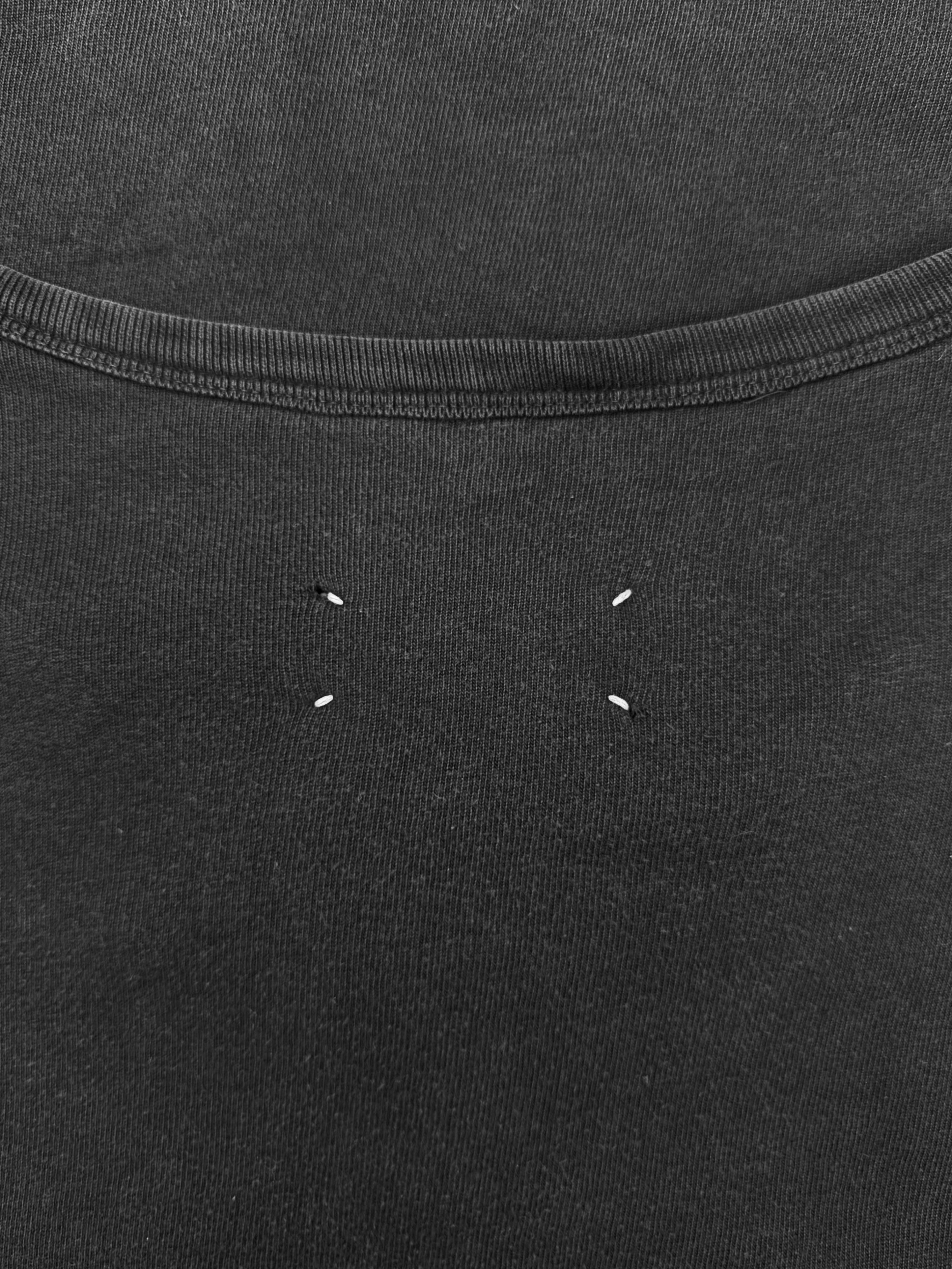 AW06 Maison Margiela Reconstructed Hybrid Henley Crewneck