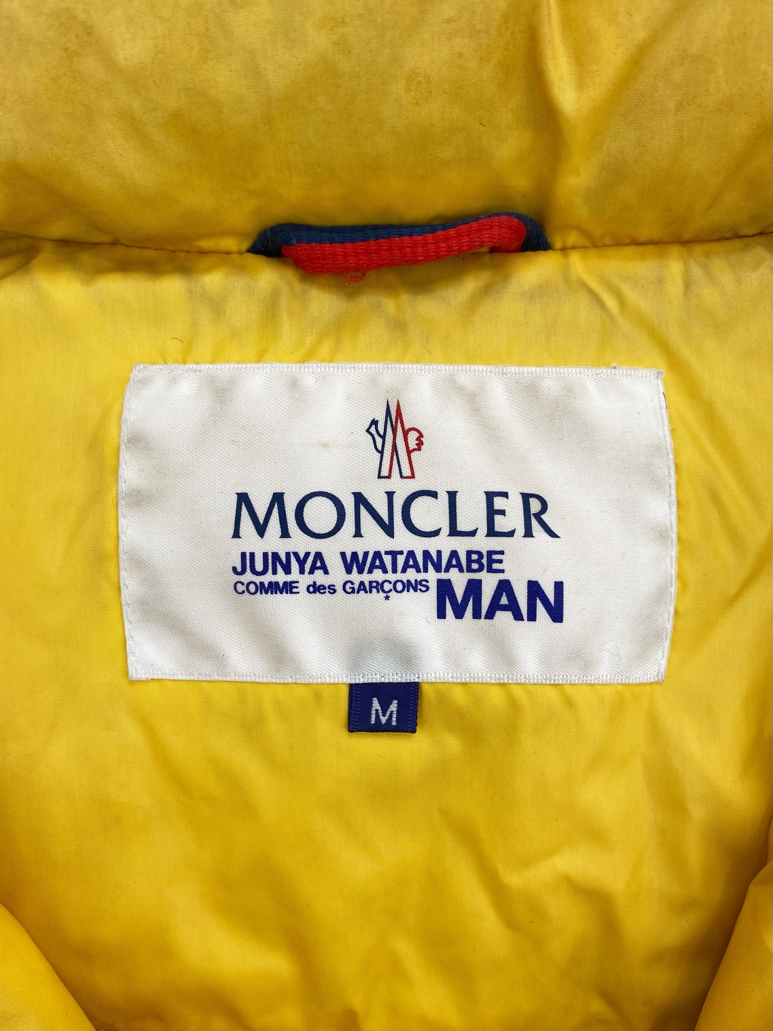 AW05 Junya Watanabe X Moncler Plaid Down Fill Puffer Jacket