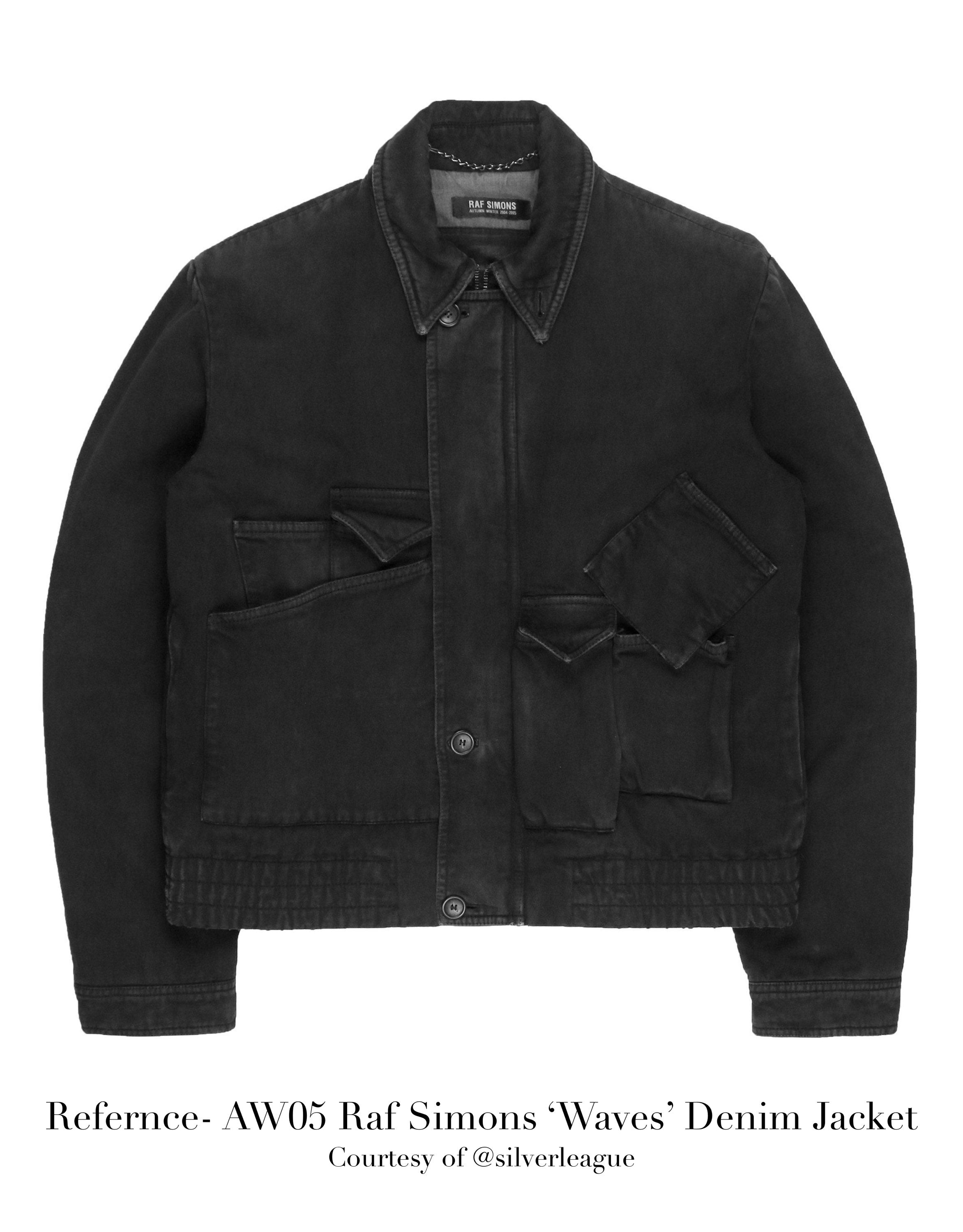 AW86 Katharine Hamnett ‘Diamond’ Pocket Re-edition Denim Cargo Jacket