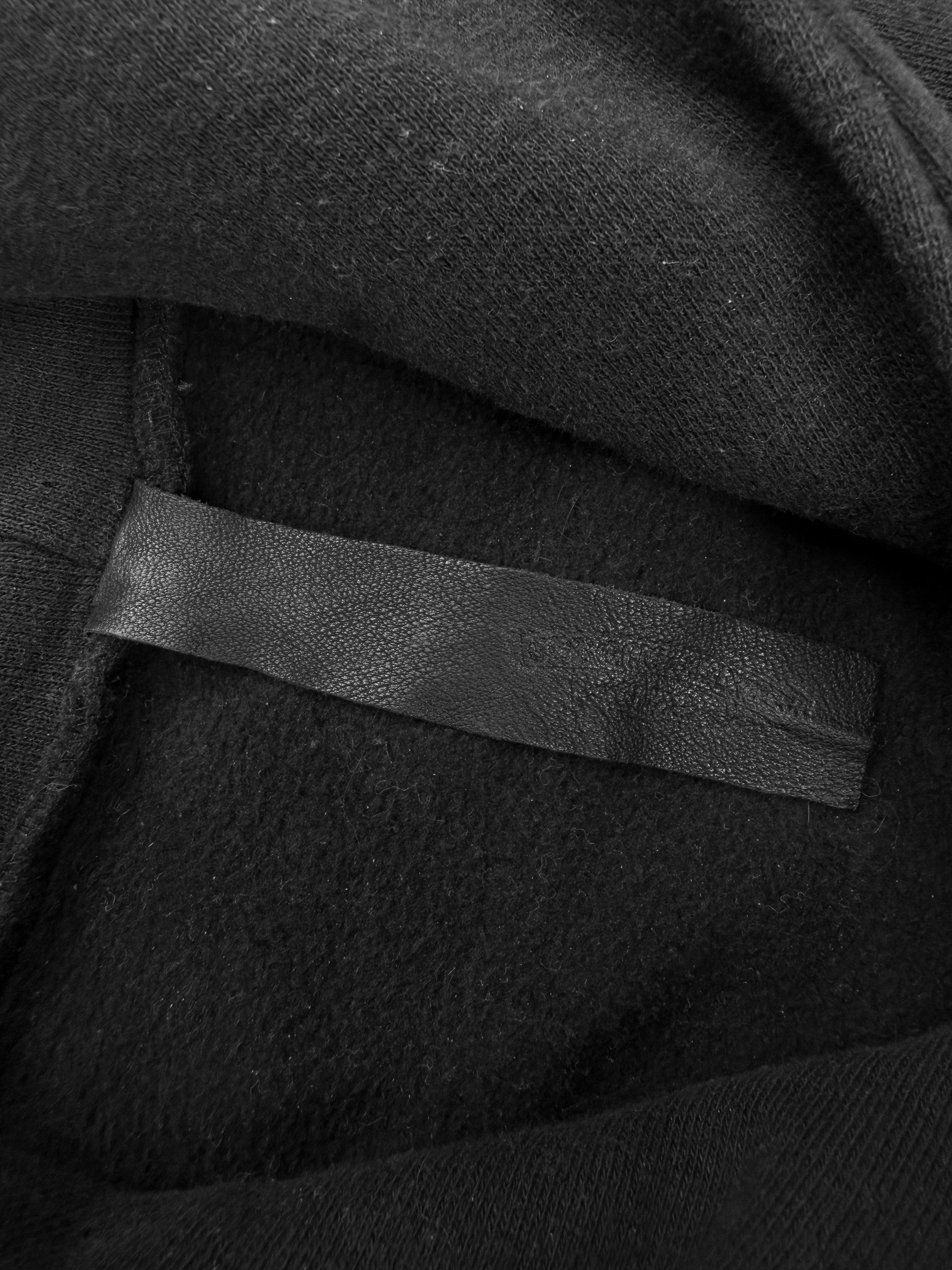 Chrome Hearts Triple Cross Leather Patch Button Snap Hoodie