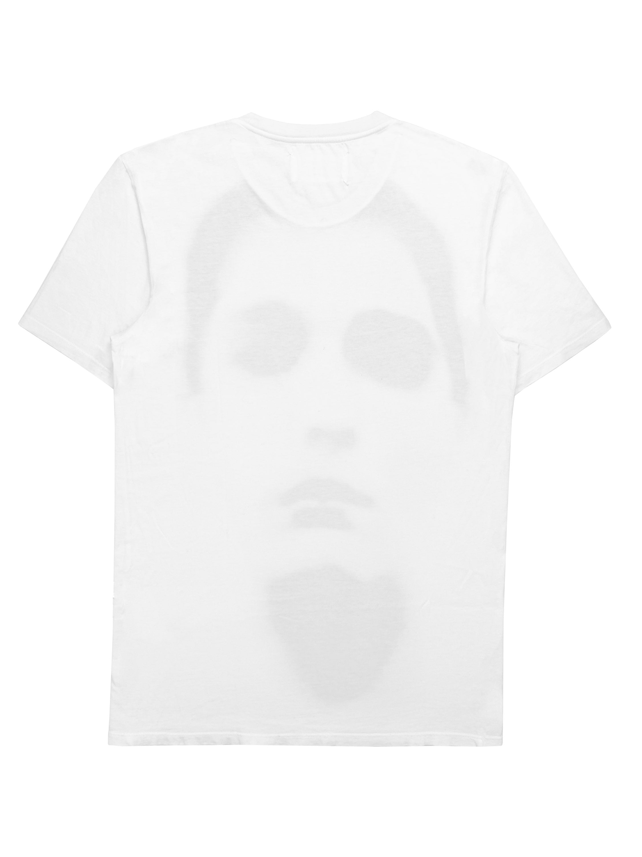 SS10 Maison Margiela ‘Face’ Negative Violet Graphic T-Shirt