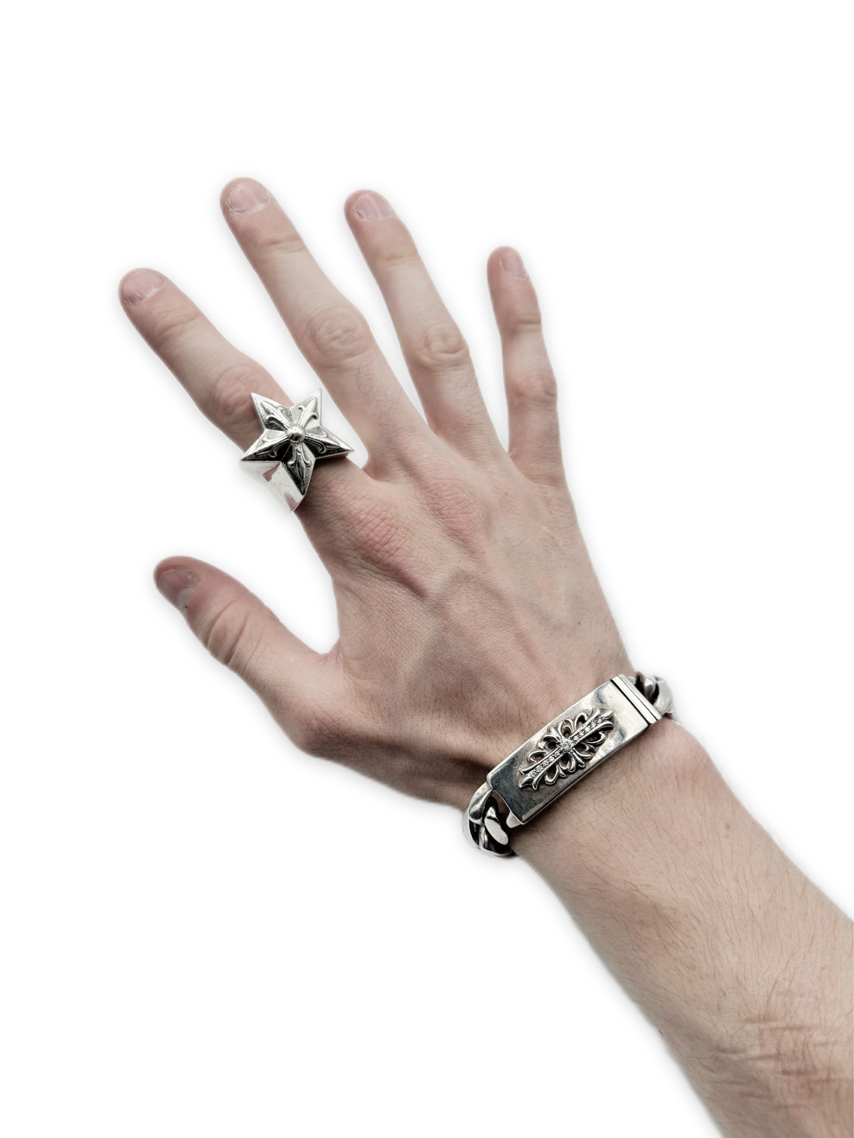 Chrome Hearts ‘5 Point’ Star .925 Silver Ring