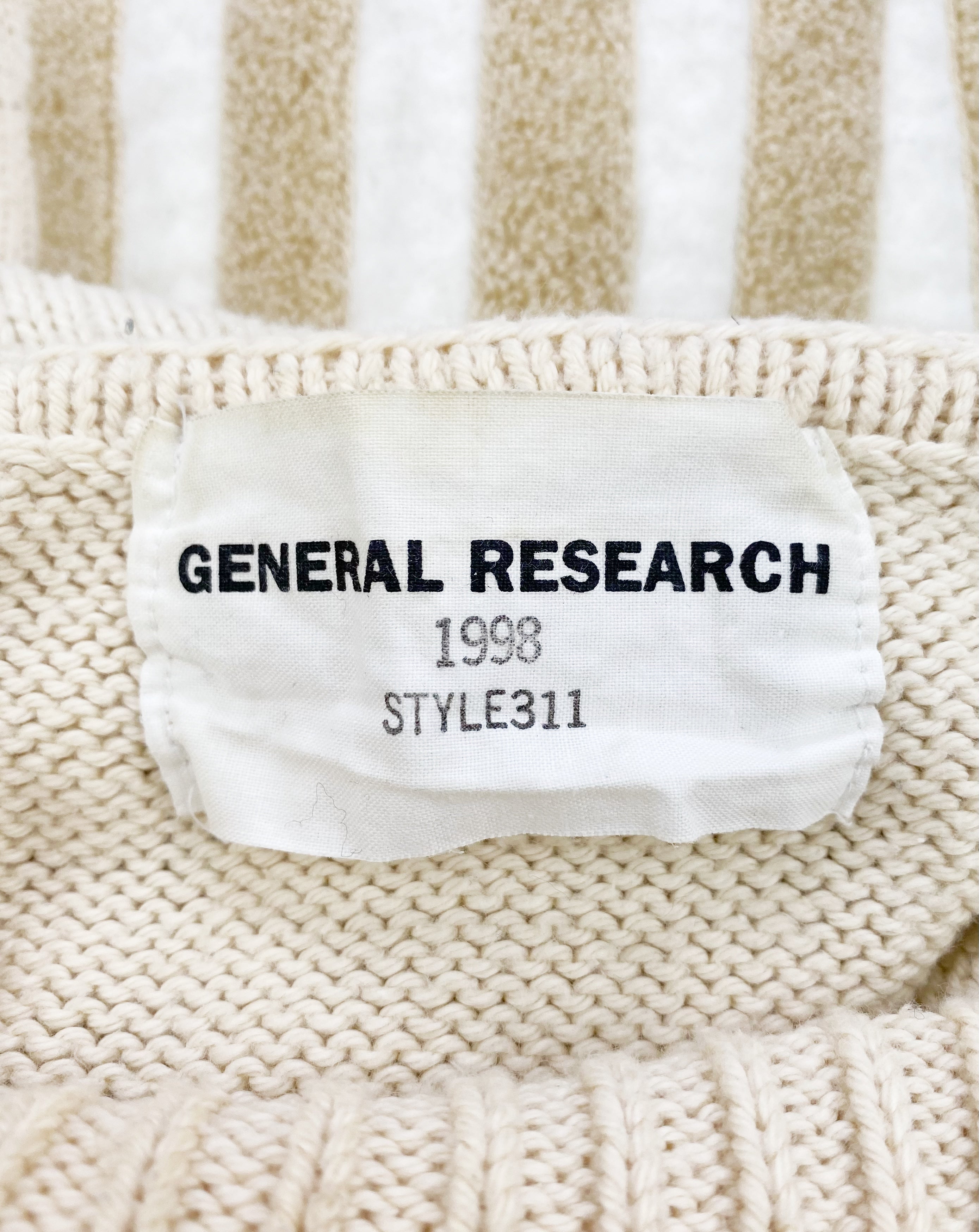 1998 General Research Parasite “VIII” Chenille Patched Turtleneck