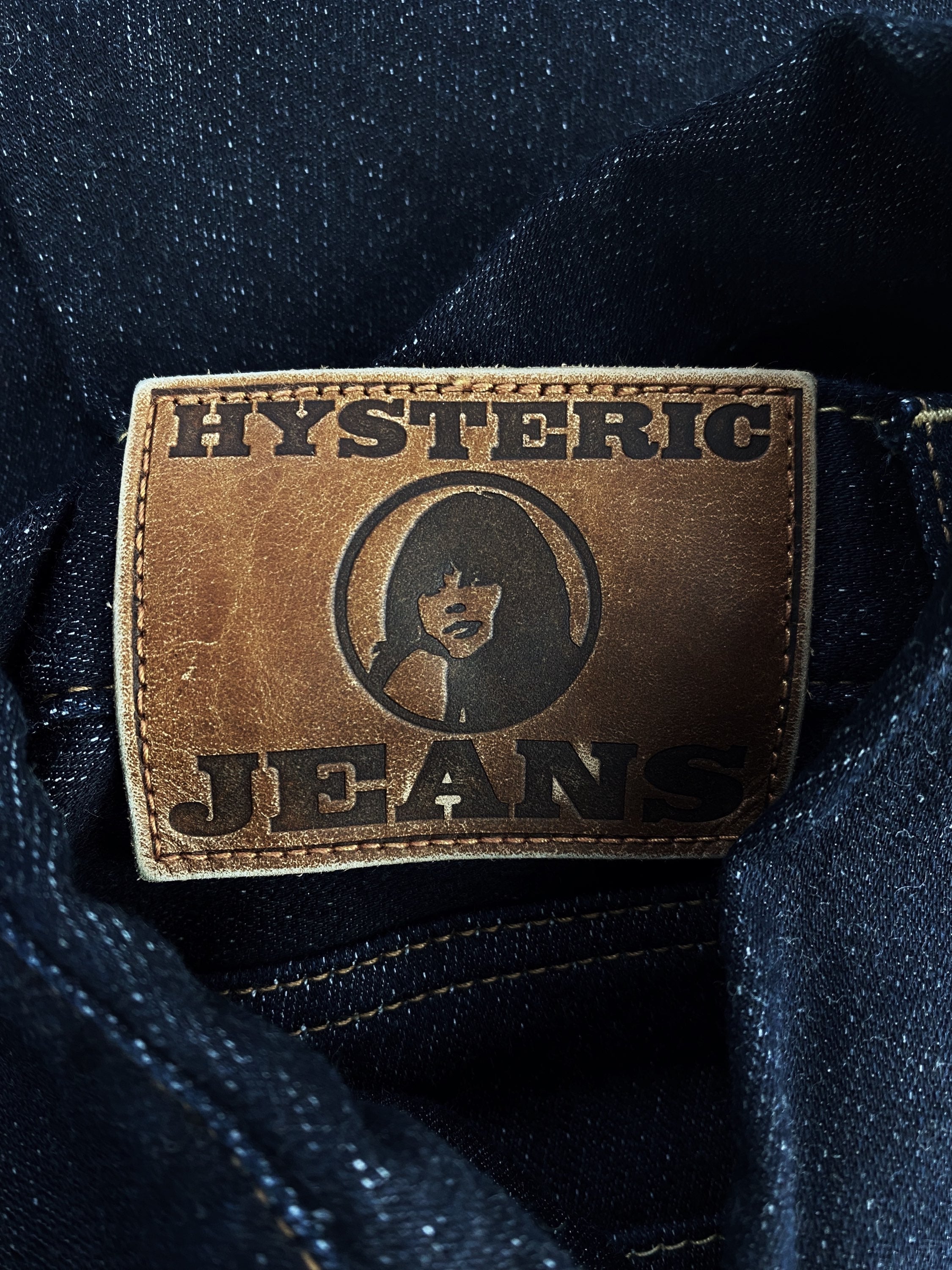 00s Hysteric Glamour Indigo Wash Studded Denim