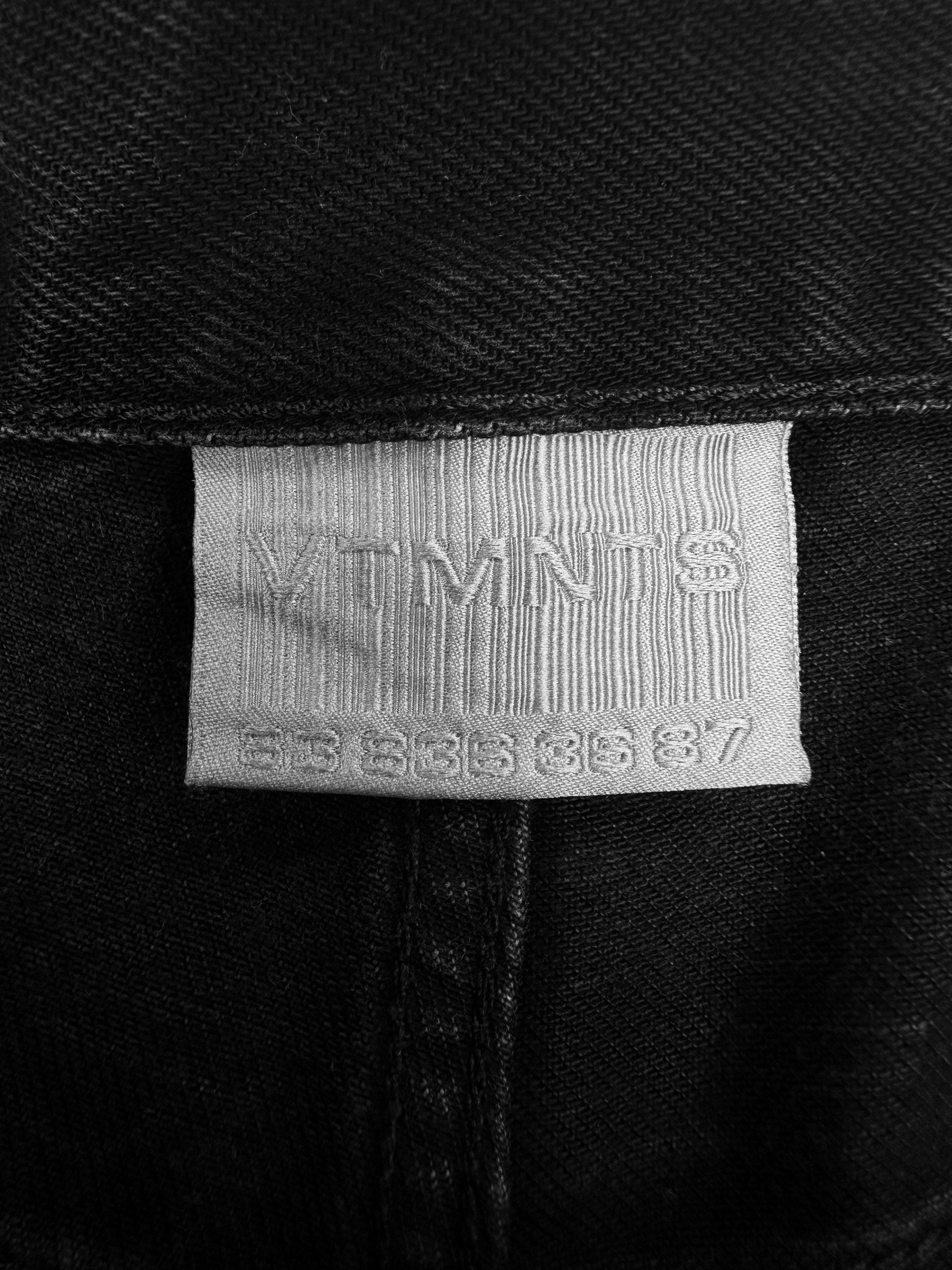 Vetements Black Baggy Wide Cut ‘5 Pocket’ Washed Denim