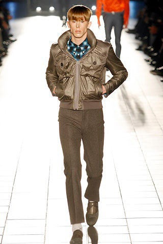 FW07 Alexander McQueen Hooded Mask Down-Fill Cargo Jacket