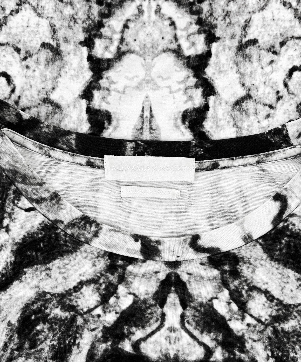 SS14 Alexander McQueen Skull Trompe L’Oeil Longsleeve Shirt