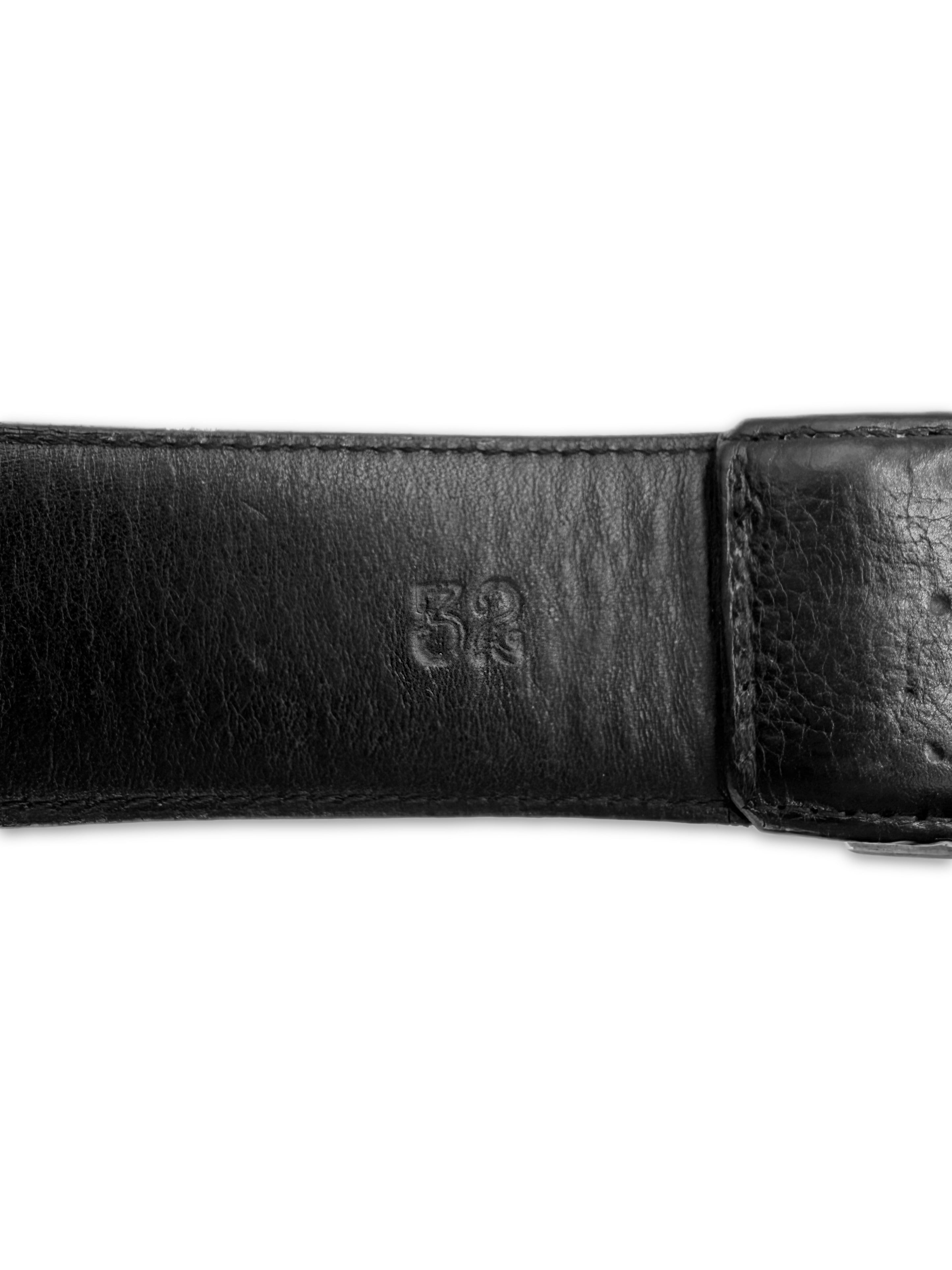 Chrome Hearts 3 Piece Western .925 Silver Leather Belt