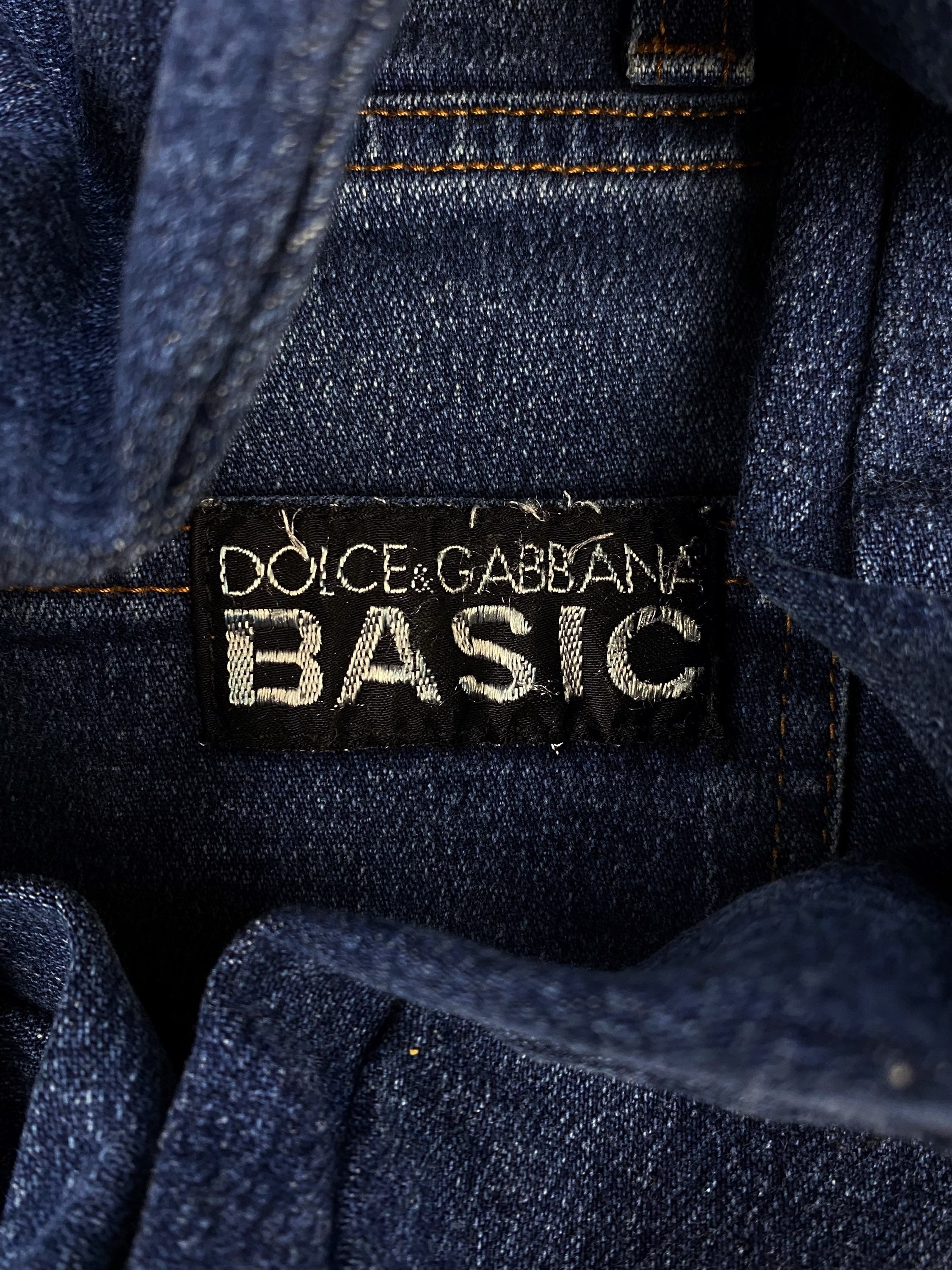 Dolce & Gabbana Basics Indigo Wash Denim