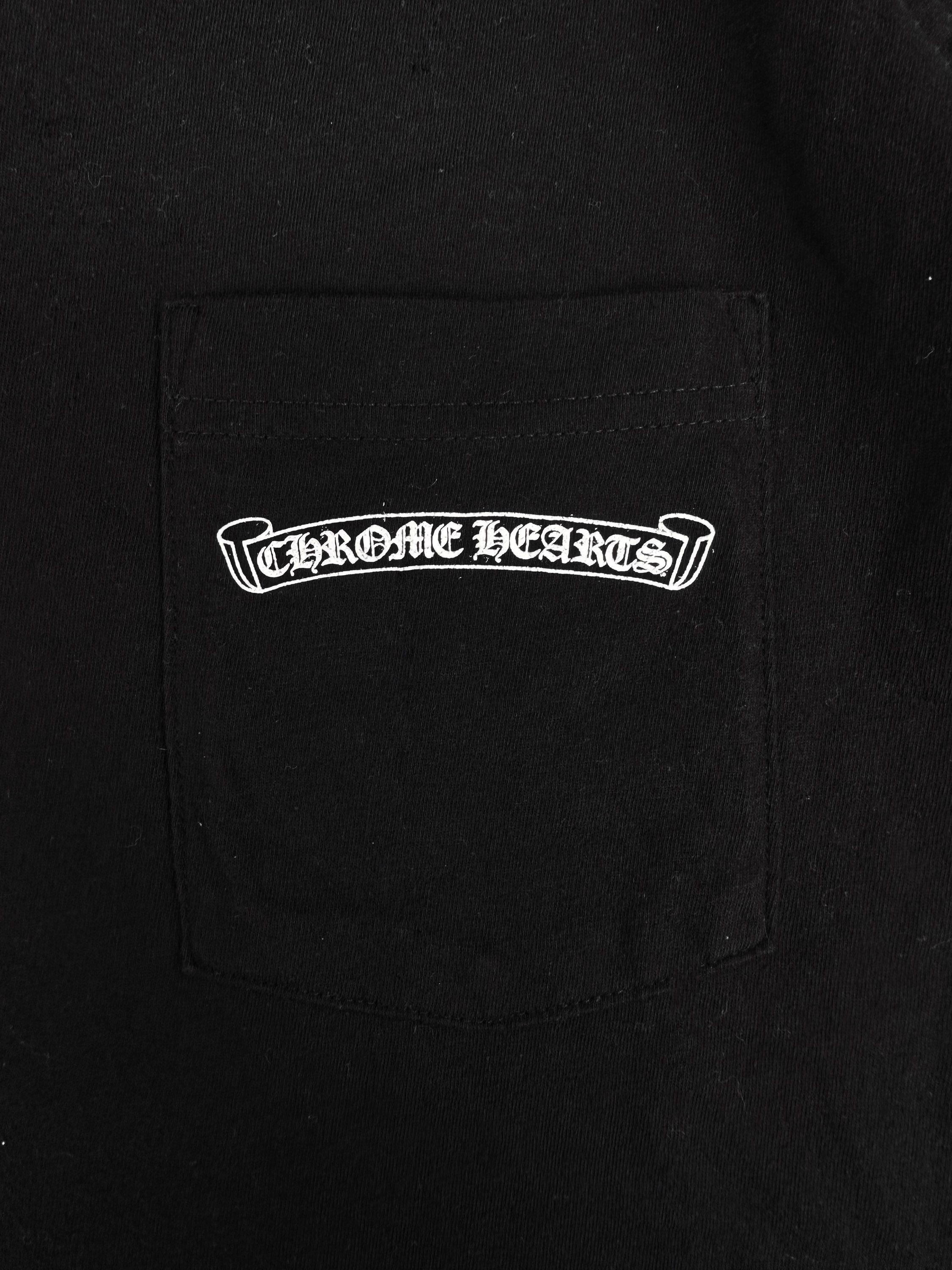 Chrome Hearts ‘Rainbow’ Multi Cross Black T-Shirt